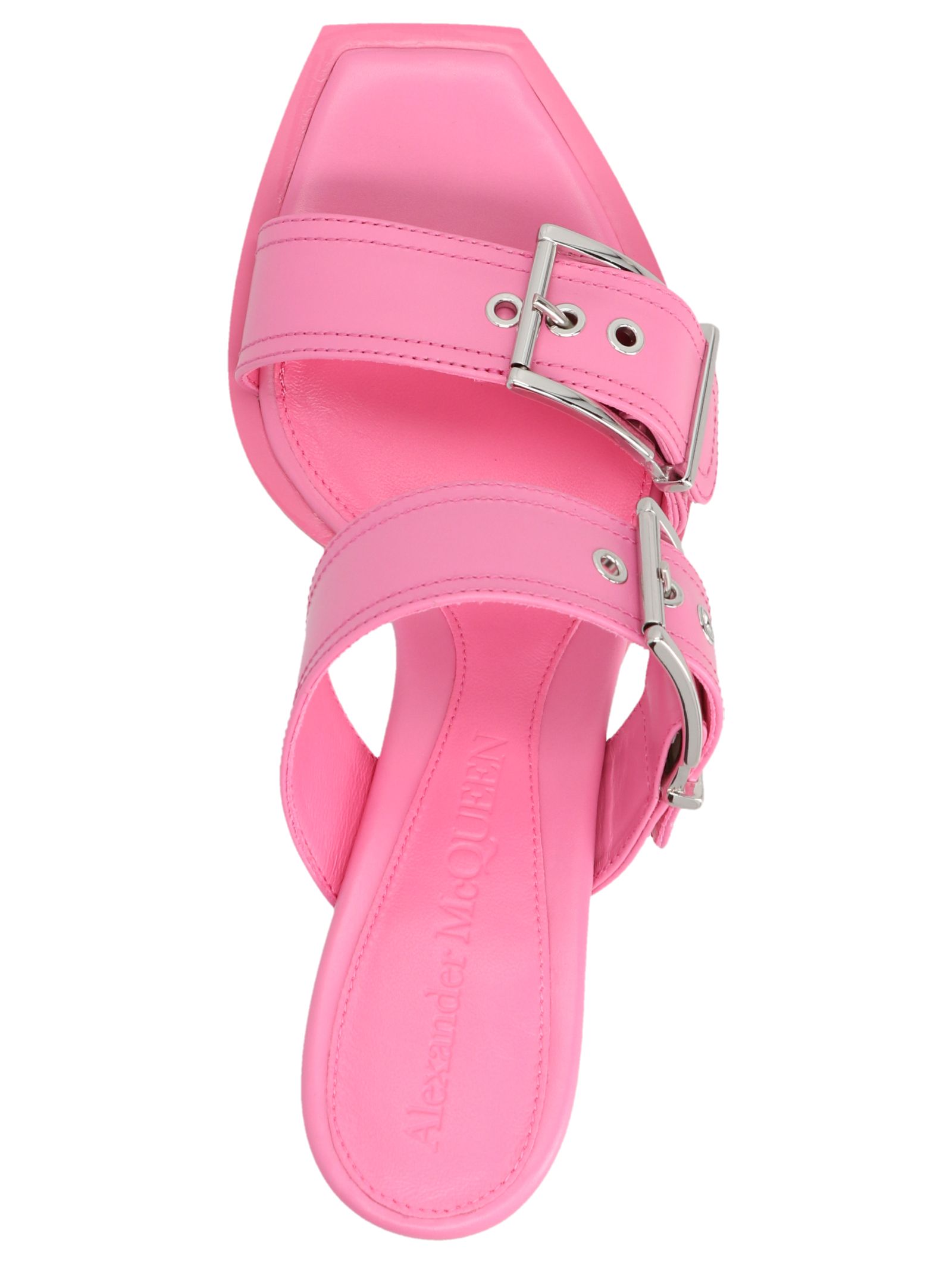 Calfskin Stiletto Heel Women's Sandals - Alexander McQueen - Modalova