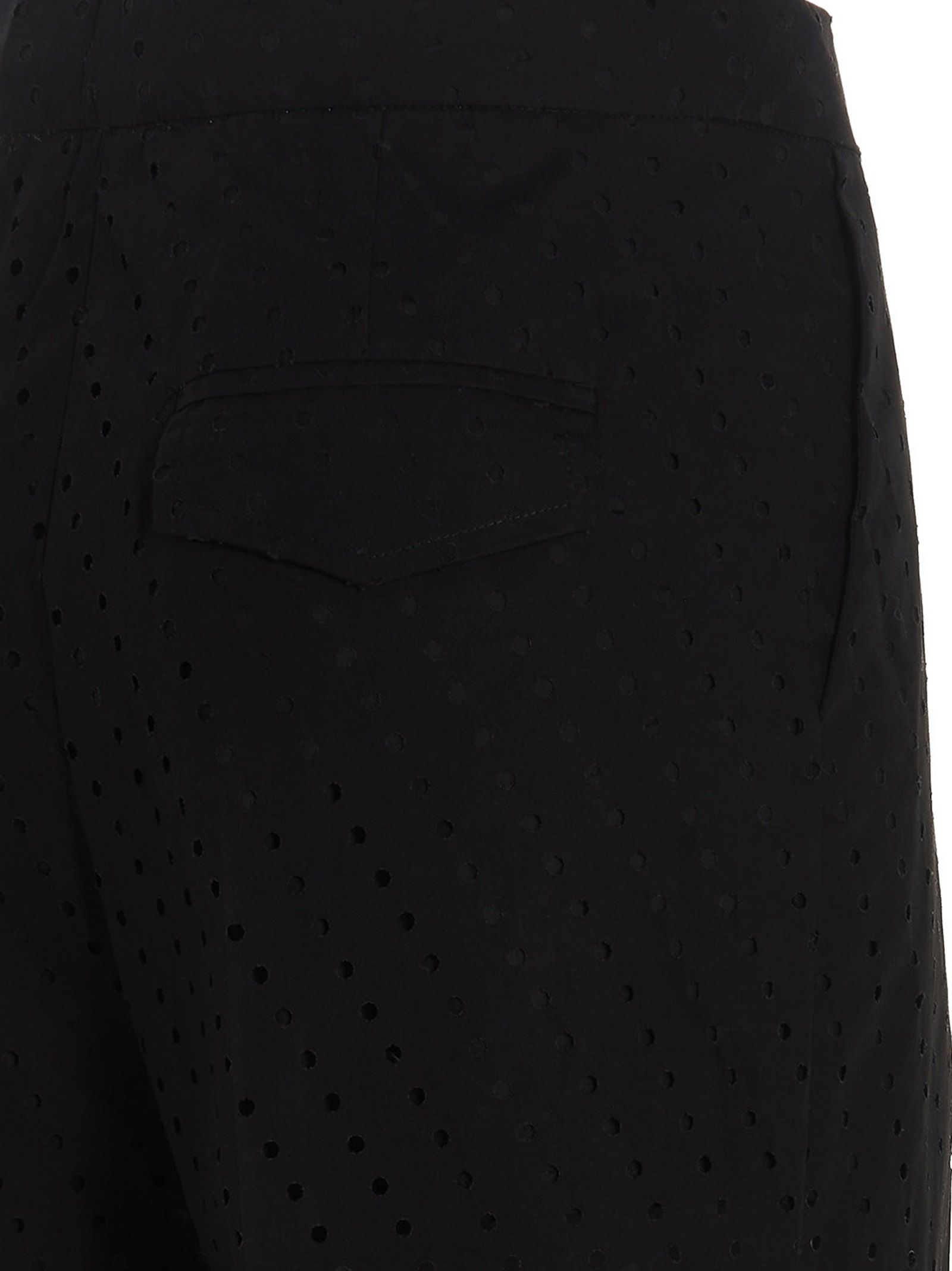 NUDE Black Cotton Women's Pants - NUDE - Modalova