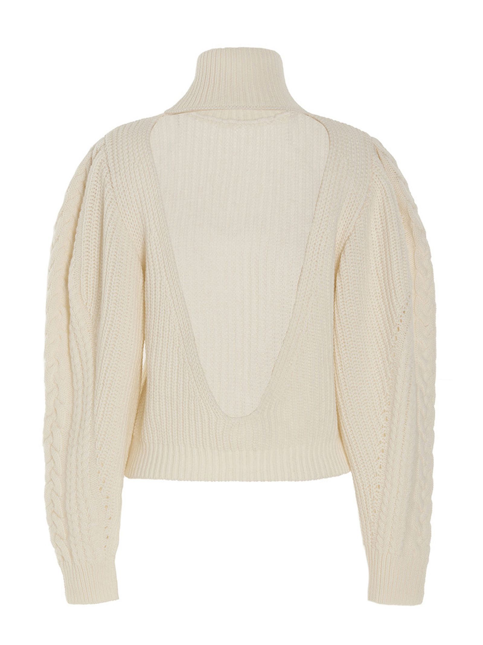 MIXIK White Wool Women's Cardigan - MIXIK - Modalova