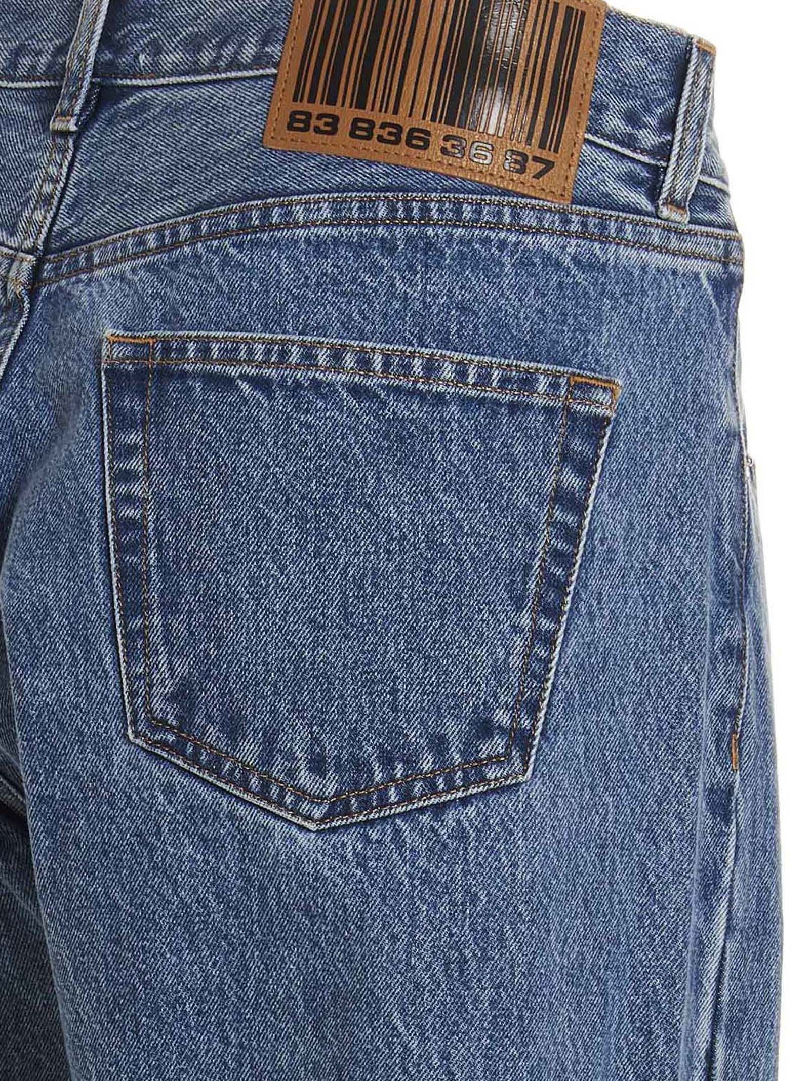 Cotton Straight-Leg Men's Jeans - VTMNTS - Modalova
