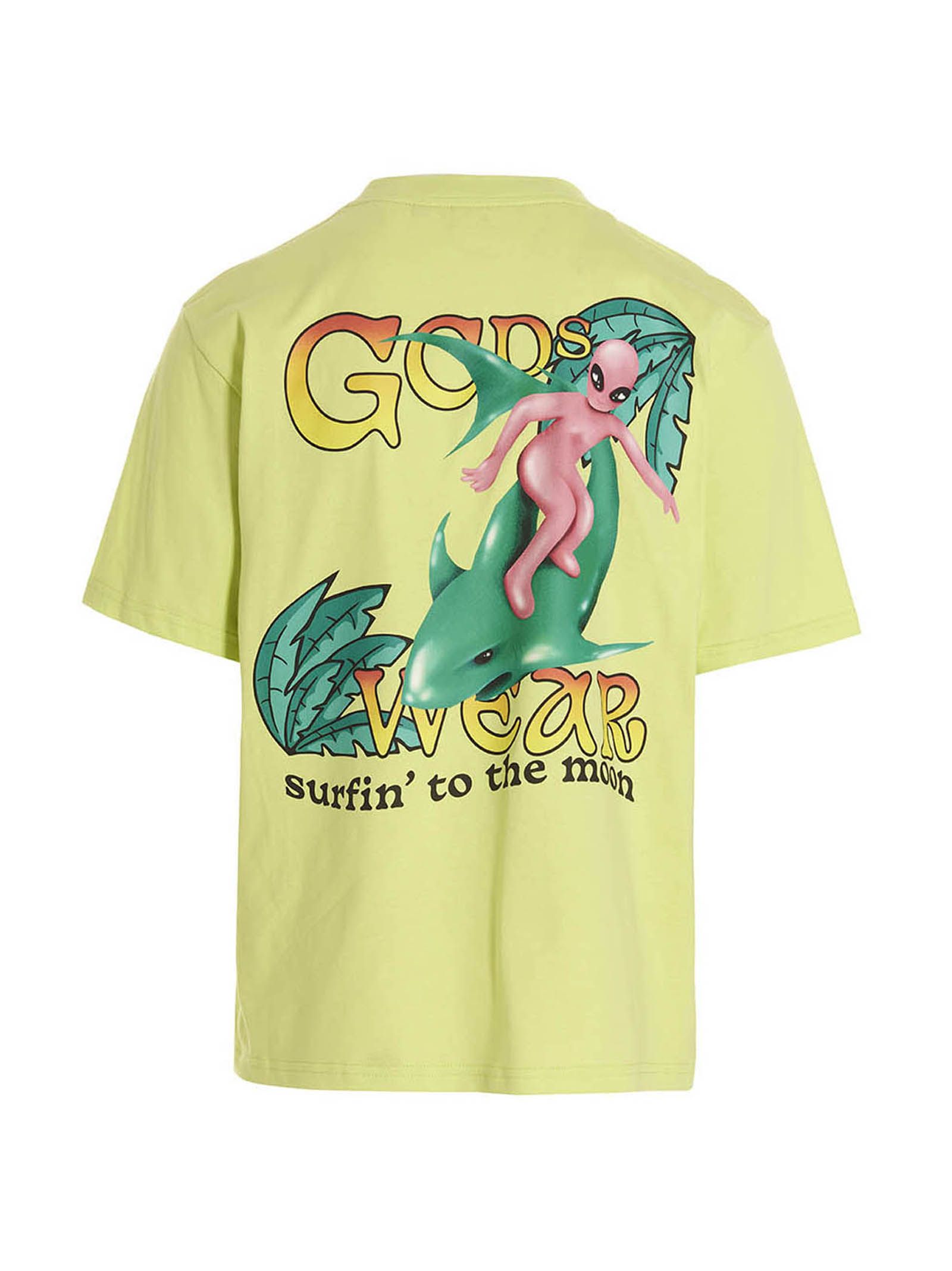 GCDS Bicolor Cotton Men's T-Shirt - GCDS - Modalova