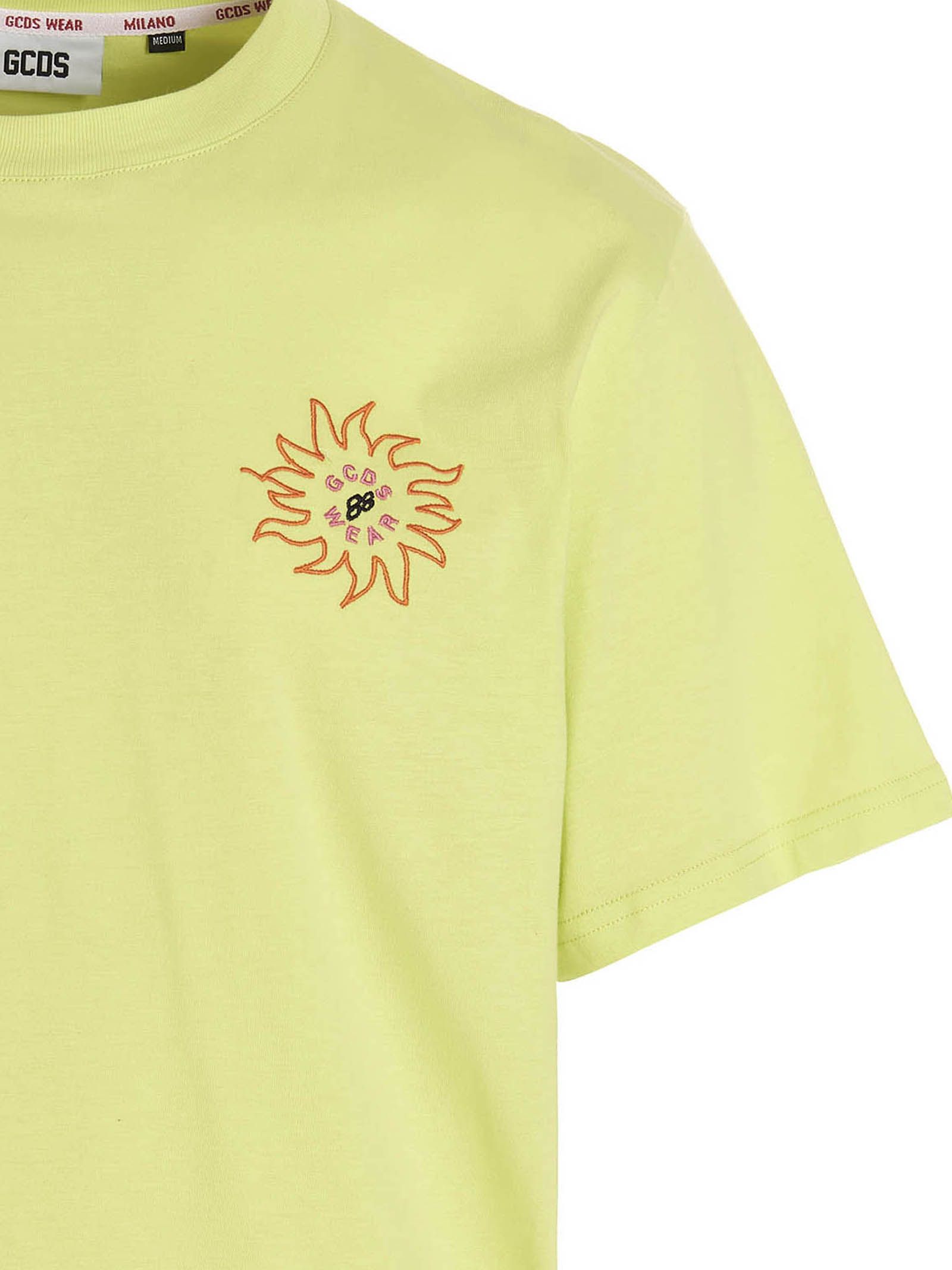 GCDS Bicolor Cotton Men's T-Shirt - GCDS - Modalova