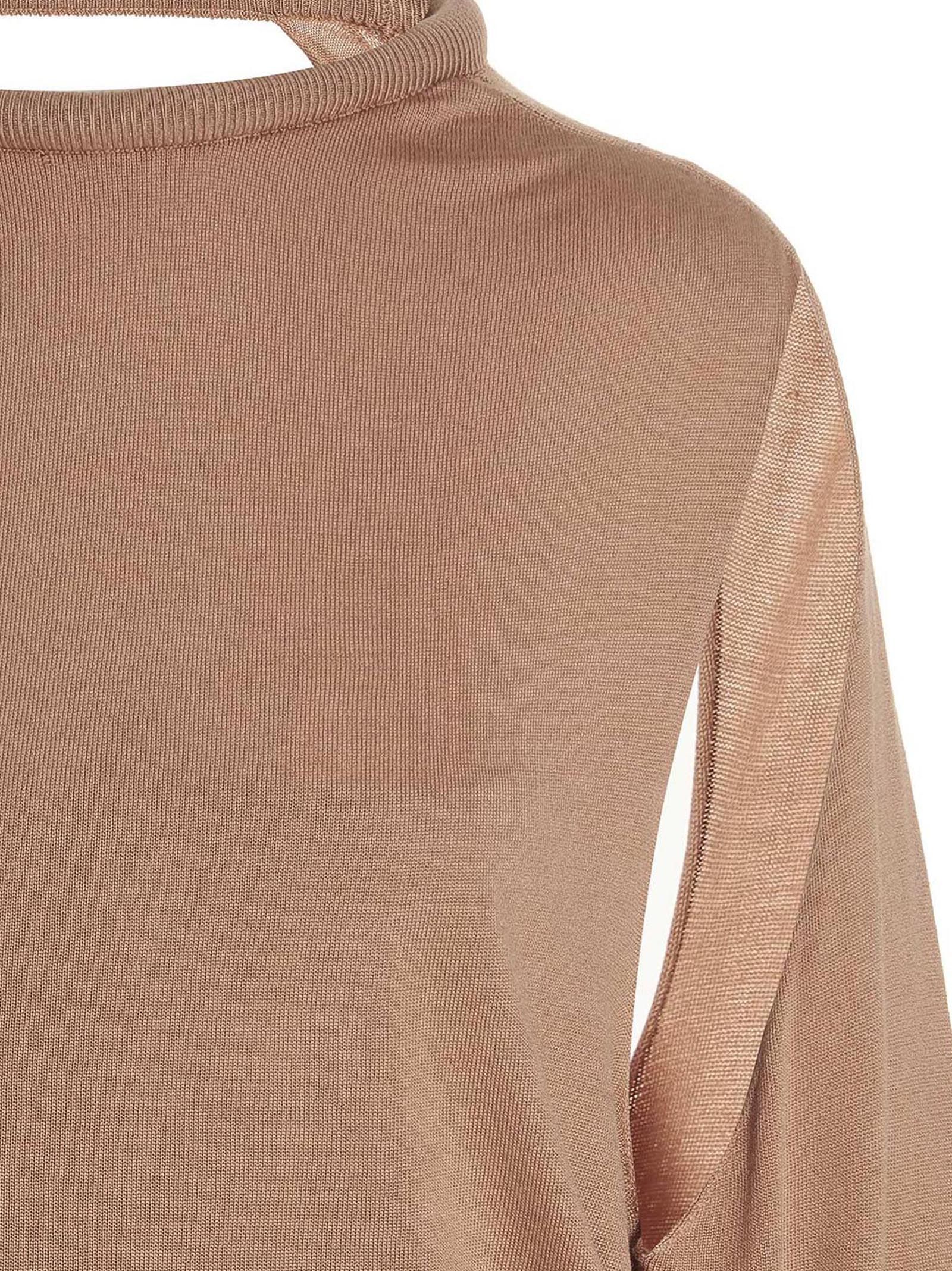 RAMAEL Beige Silk Women's Cardigan - RAMAEL - Modalova