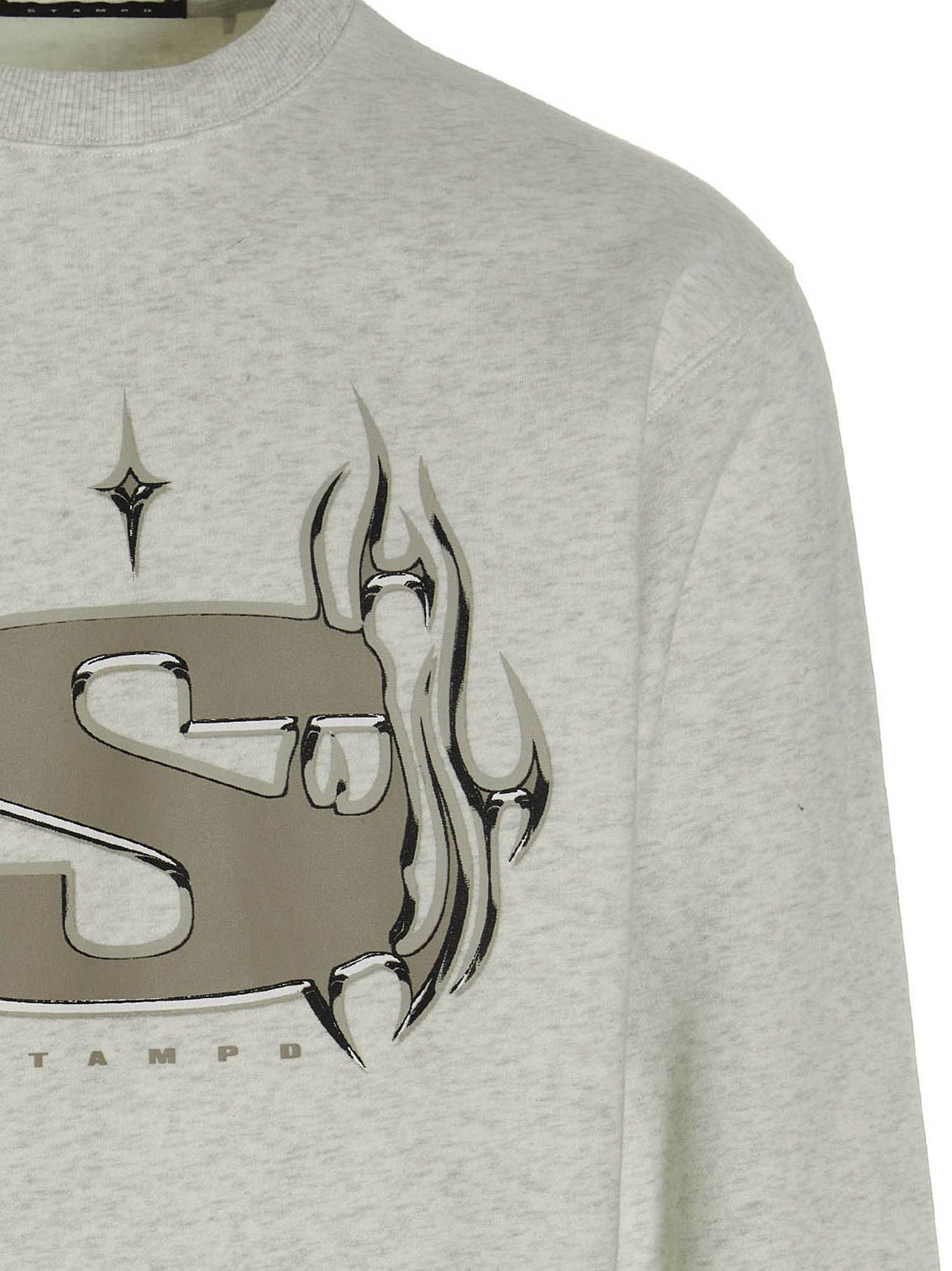 STAMPD Gray Cotton Men's Sweatshirt - STAMPD - Modalova