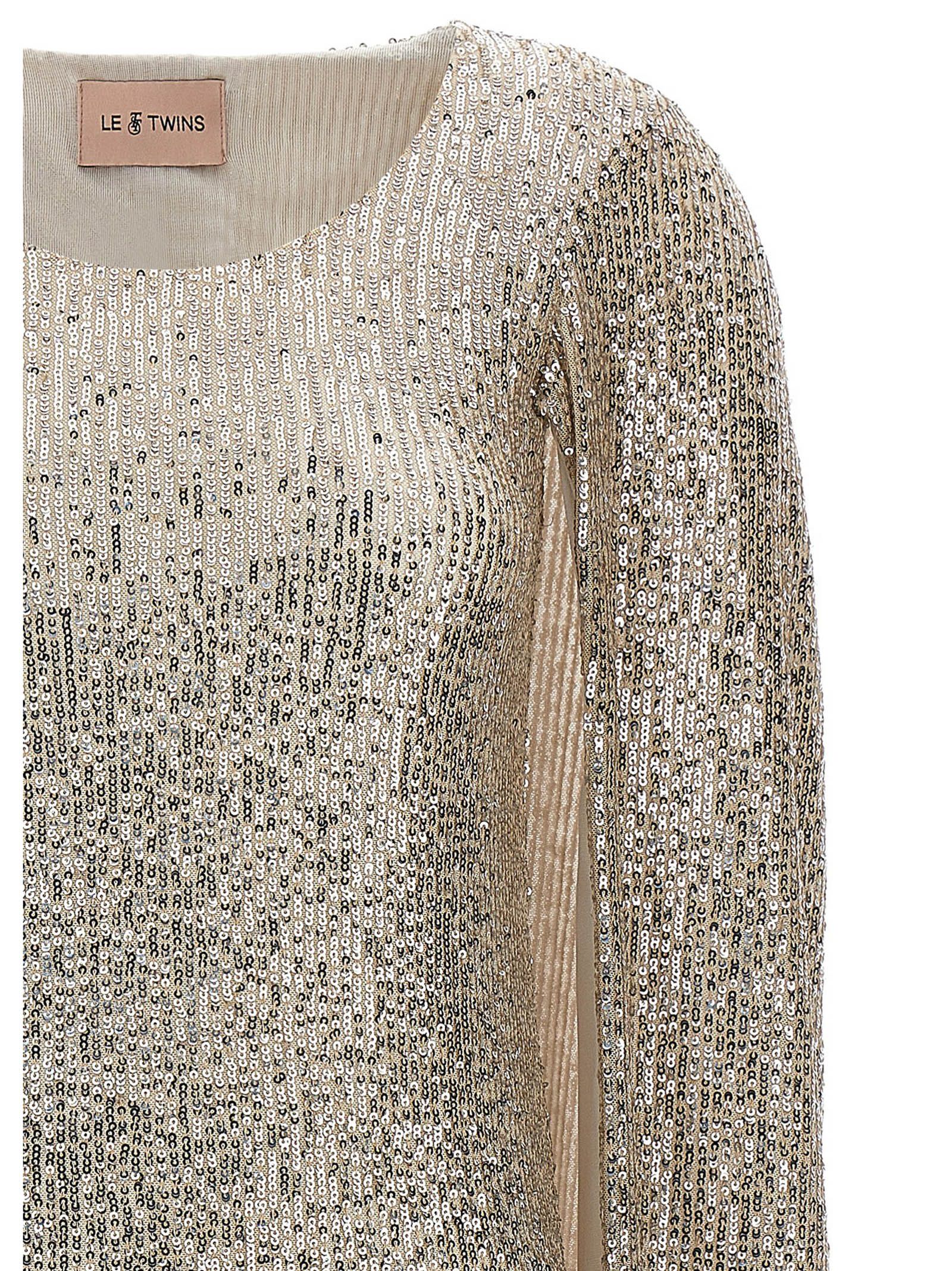 Polyester Short Women's Dress - LE TWINS - Modalova