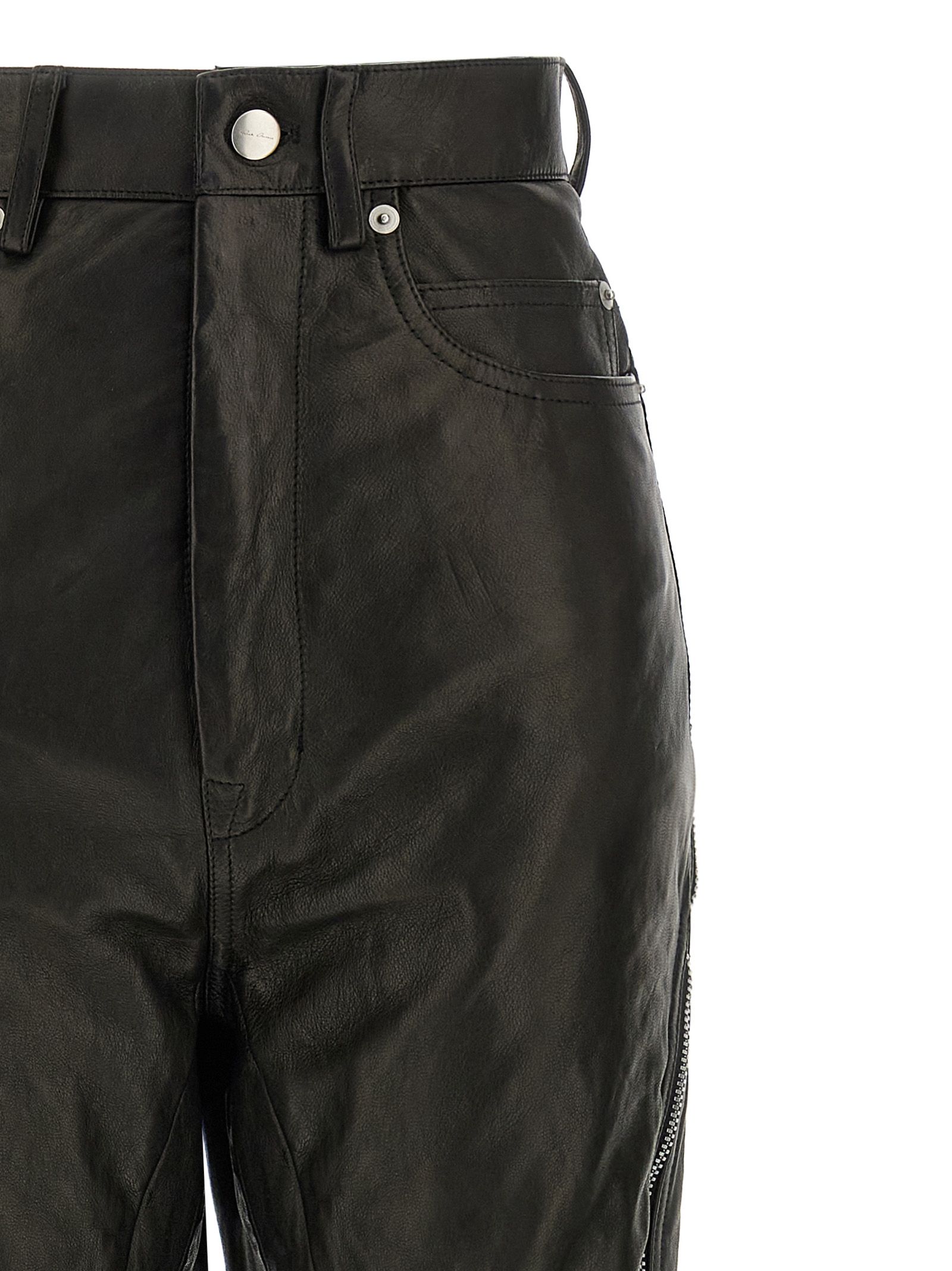 Leather Women's Pants - Rick Owens - Modalova