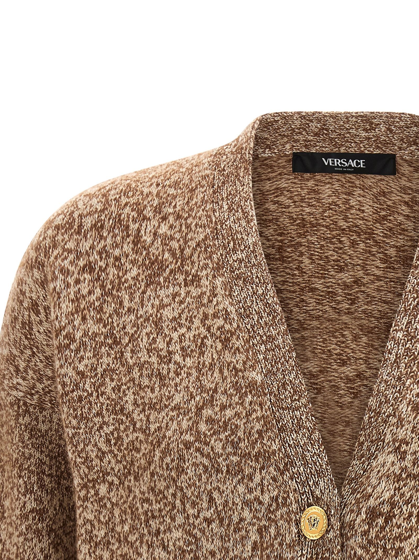 Virgin Wool Women's Cardigan - Versace - Modalova