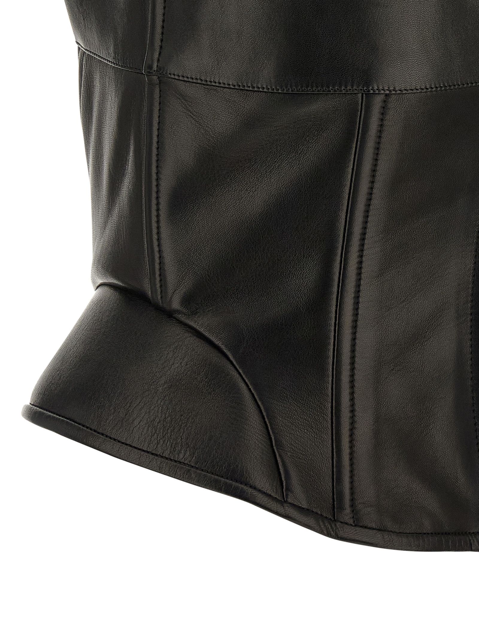 Lamb Leather Tank Women's Tops - Ermanno Scervino - Modalova