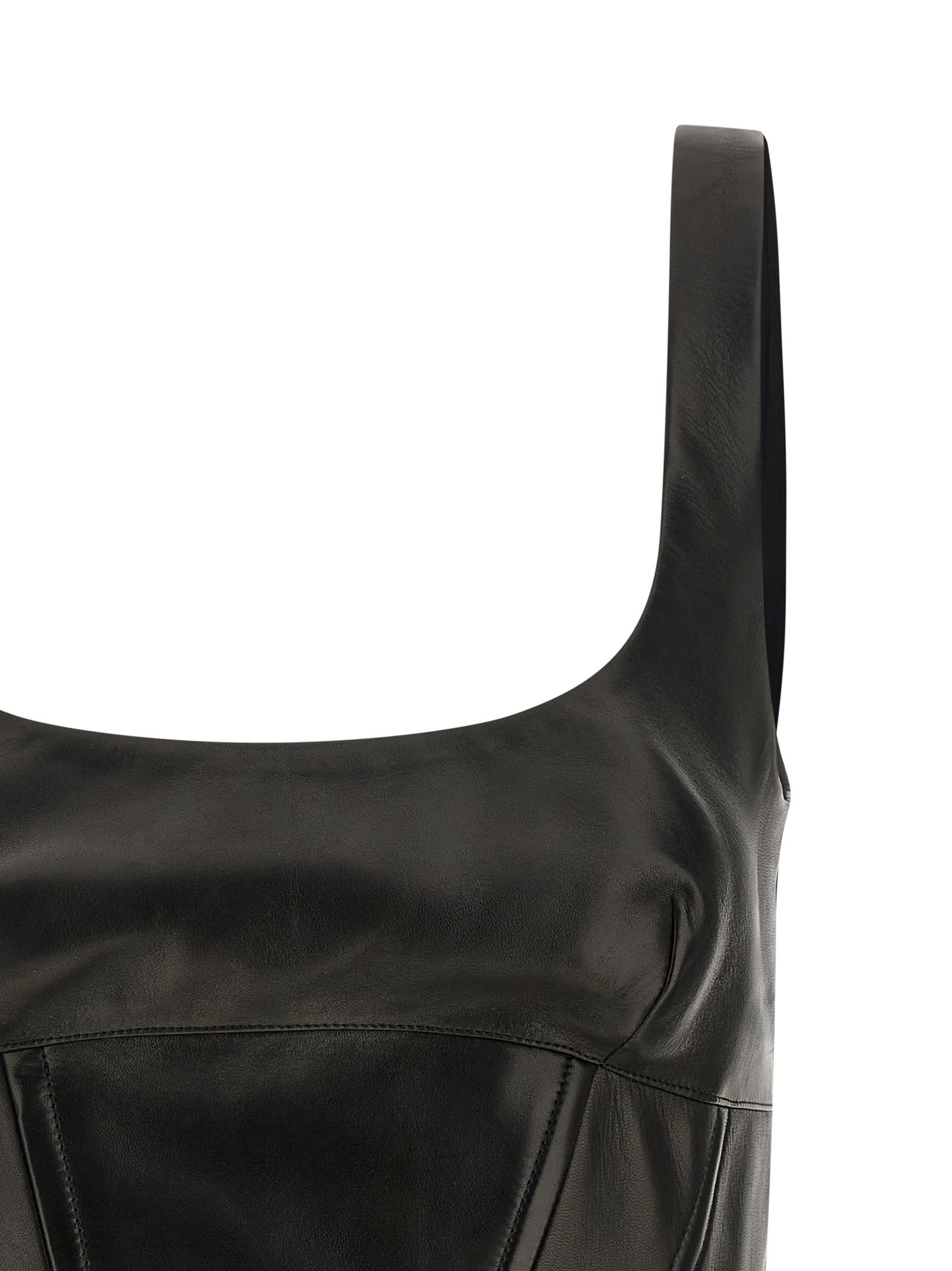 Lamb Leather Tank Women's Tops - Ermanno Scervino - Modalova
