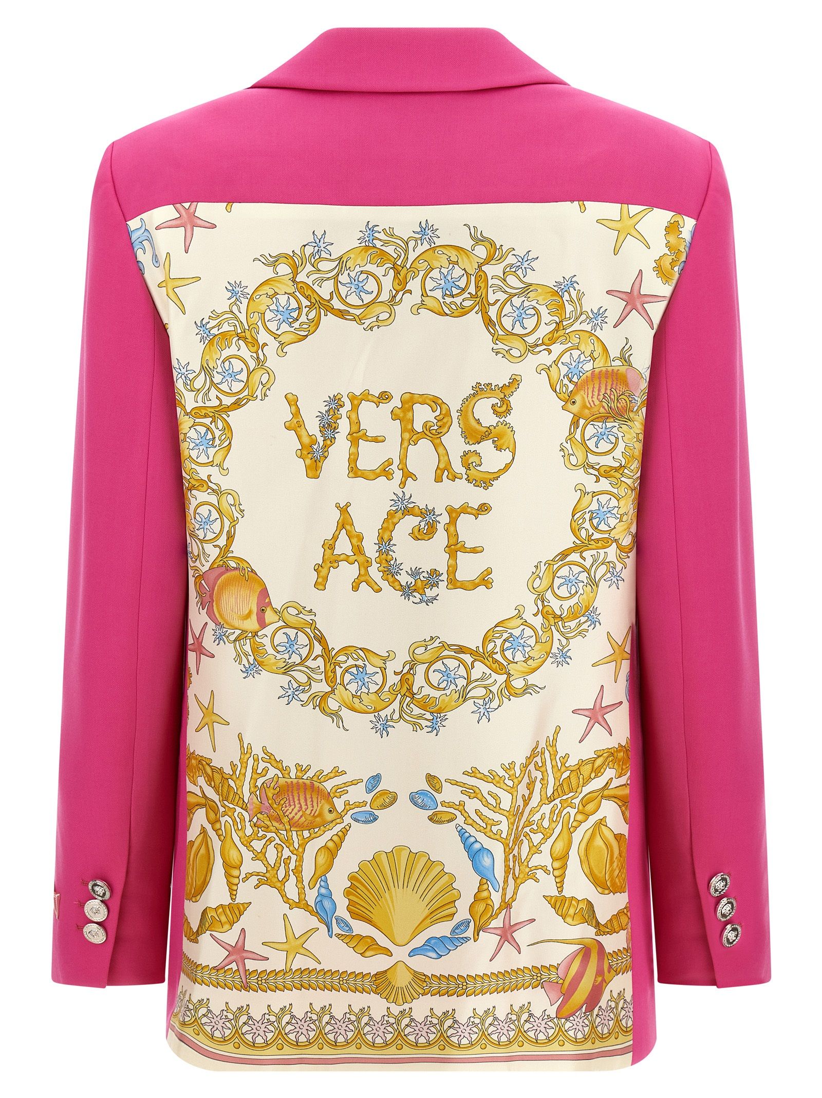 Virgin Wool Women's Blazer - Versace - Modalova