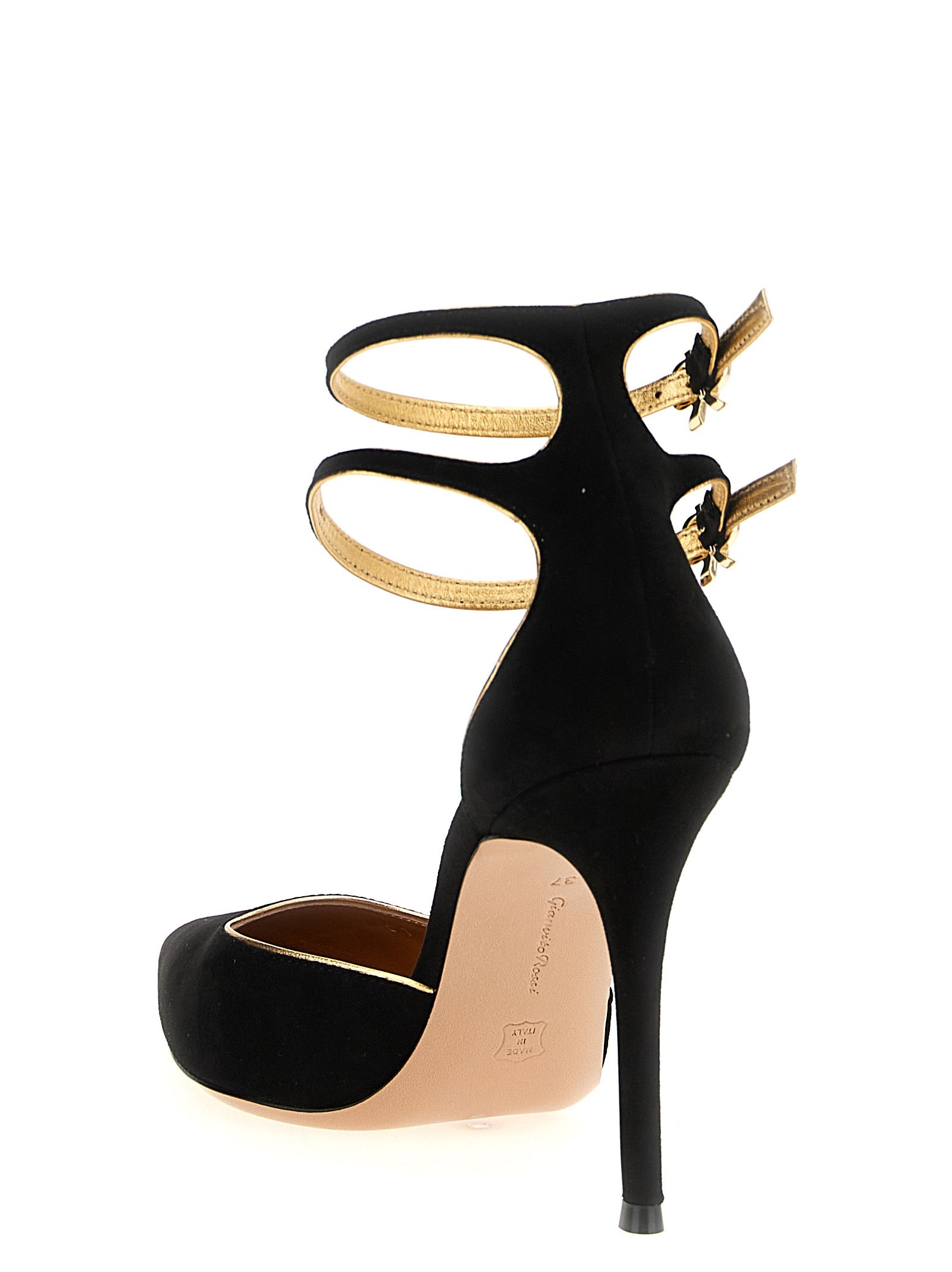 Suede Leather High Heel Women's Pumps - Gianvito Rossi - Modalova