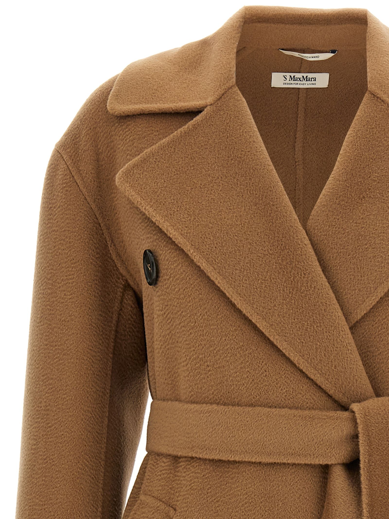 Virgin Wool Women's Coat - 'S Max Mara - Modalova