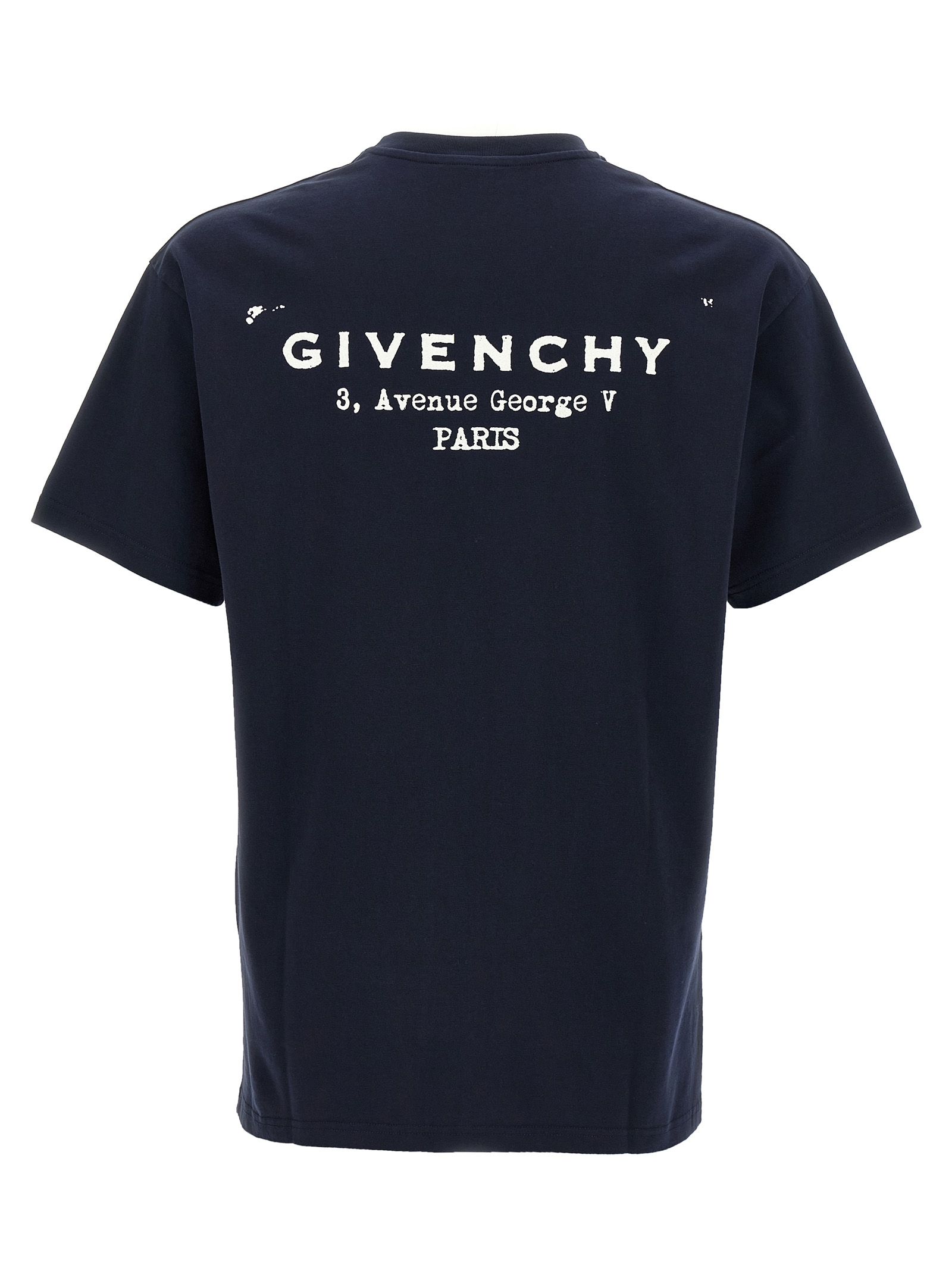 Givenchy Blue Cotton Men's T-Shirt - Givenchy - Modalova