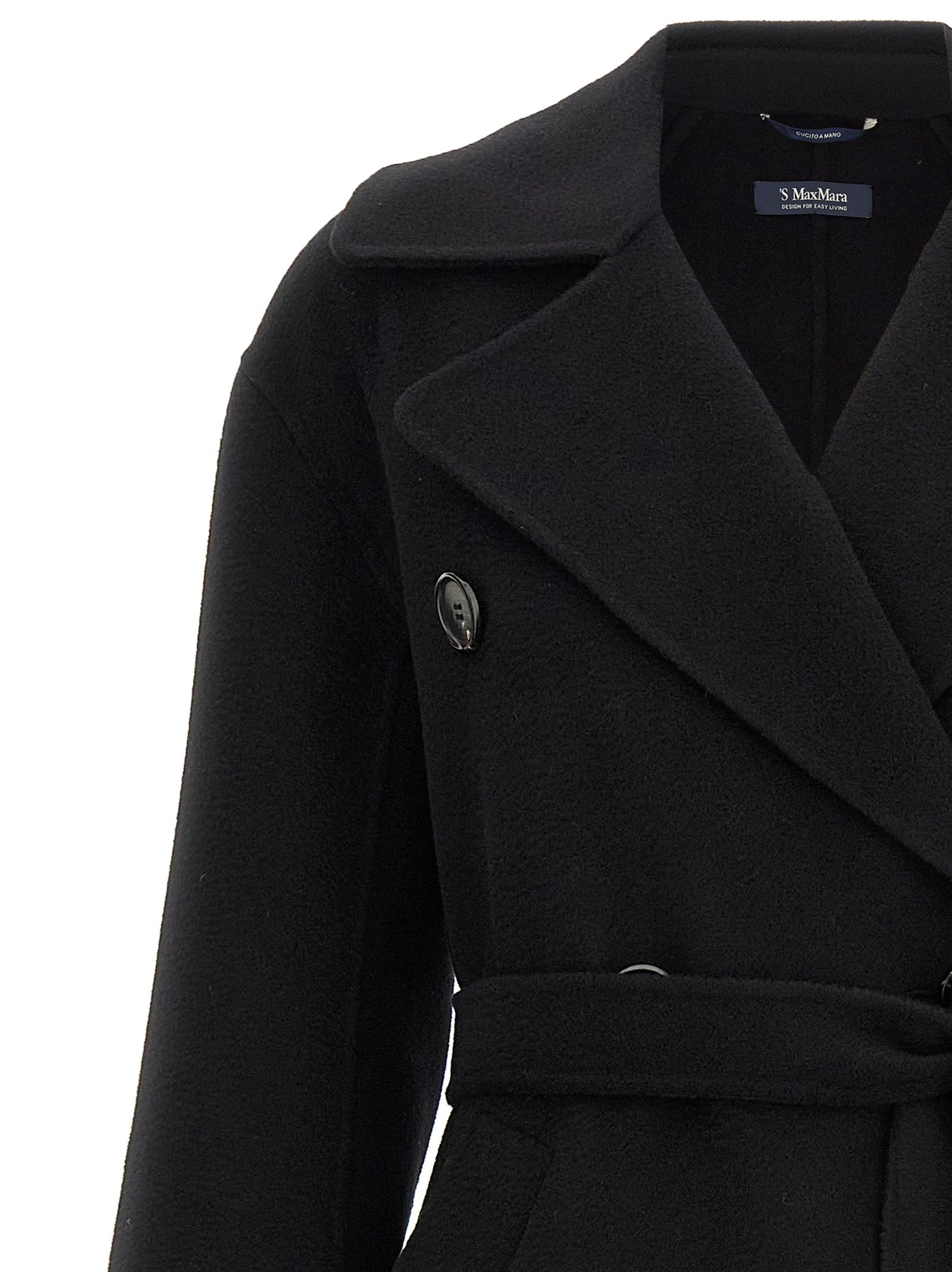 Virgin Wool Women's Coat - 'S Max Mara - Modalova