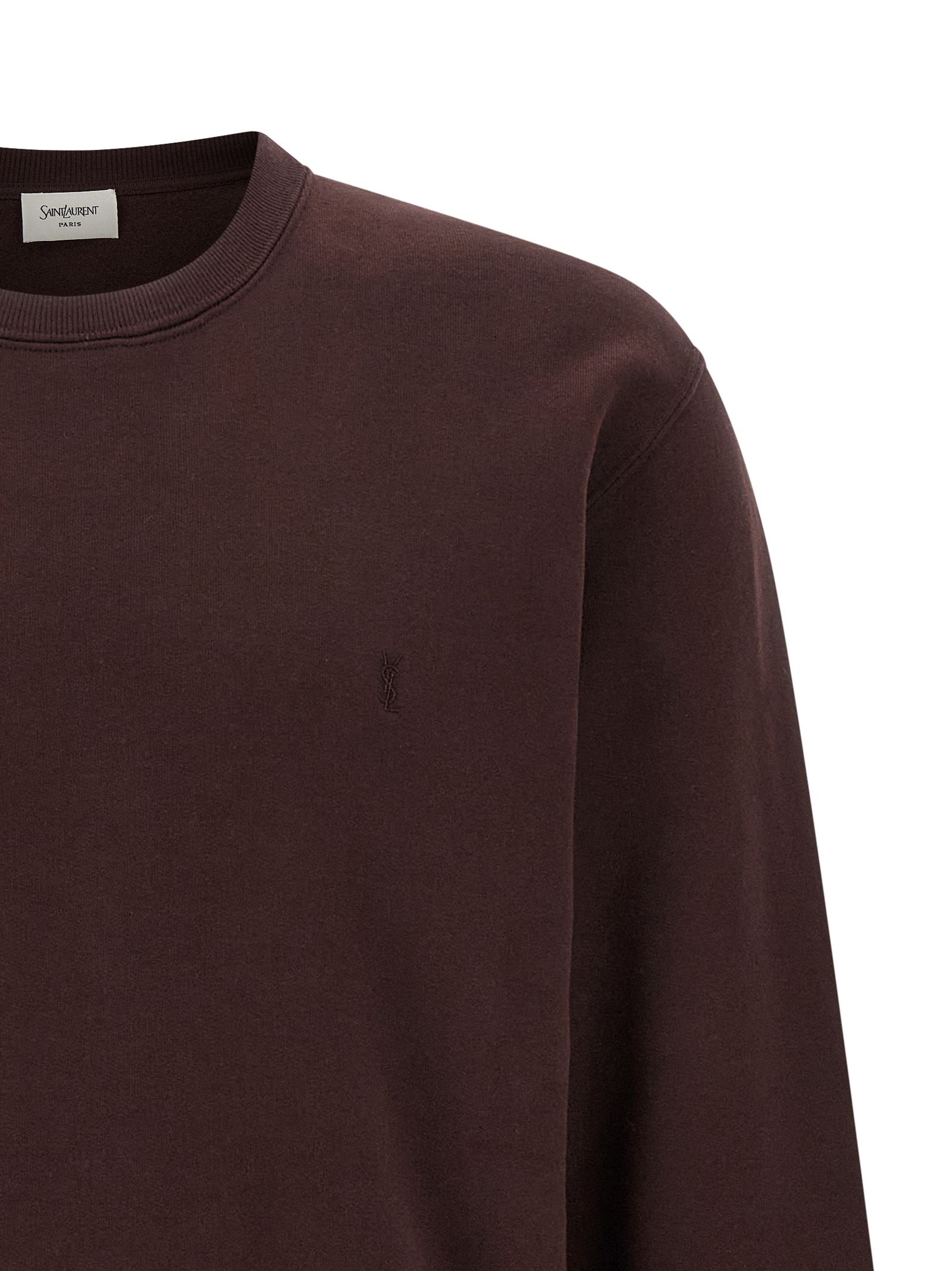 Cotton Men's Sweatshirt - Saint Laurent - Modalova