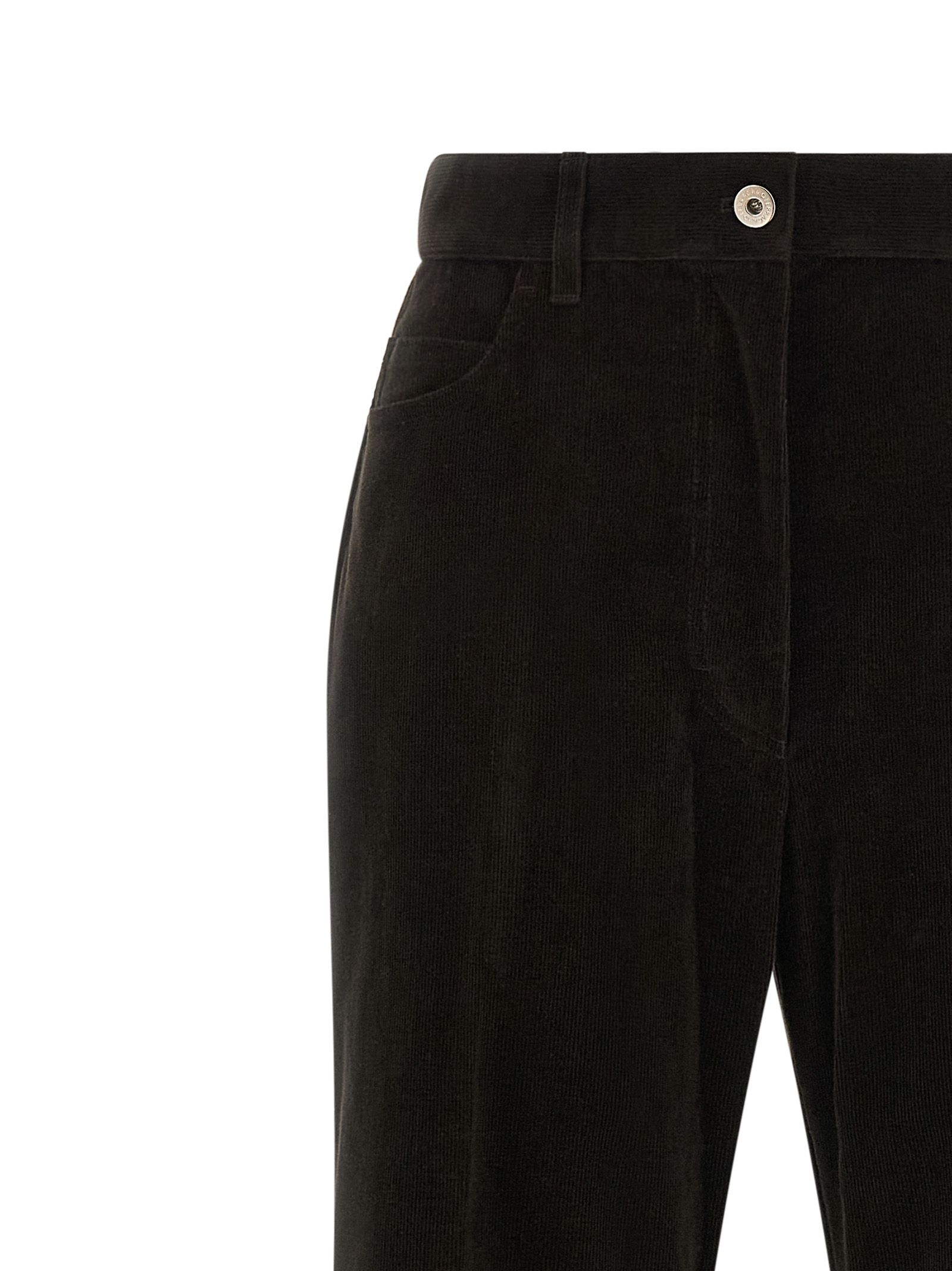 Cotton Flared Women's Pants - Ferragamo - Modalova