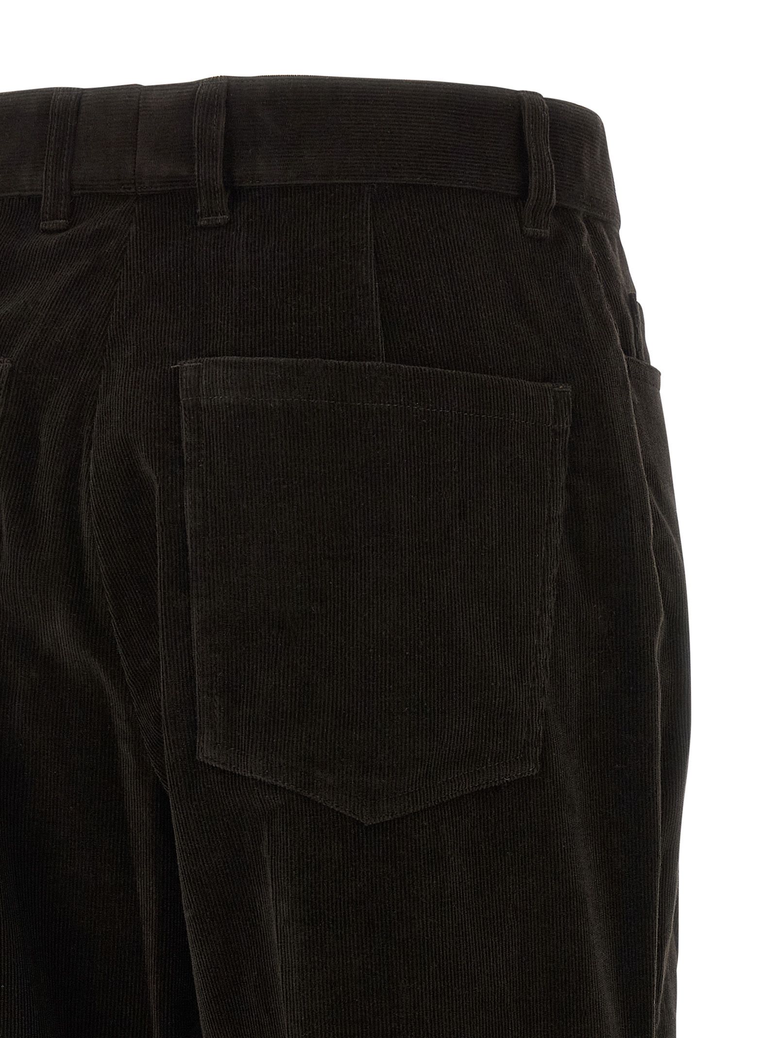 Cotton Flared Women's Pants - Ferragamo - Modalova