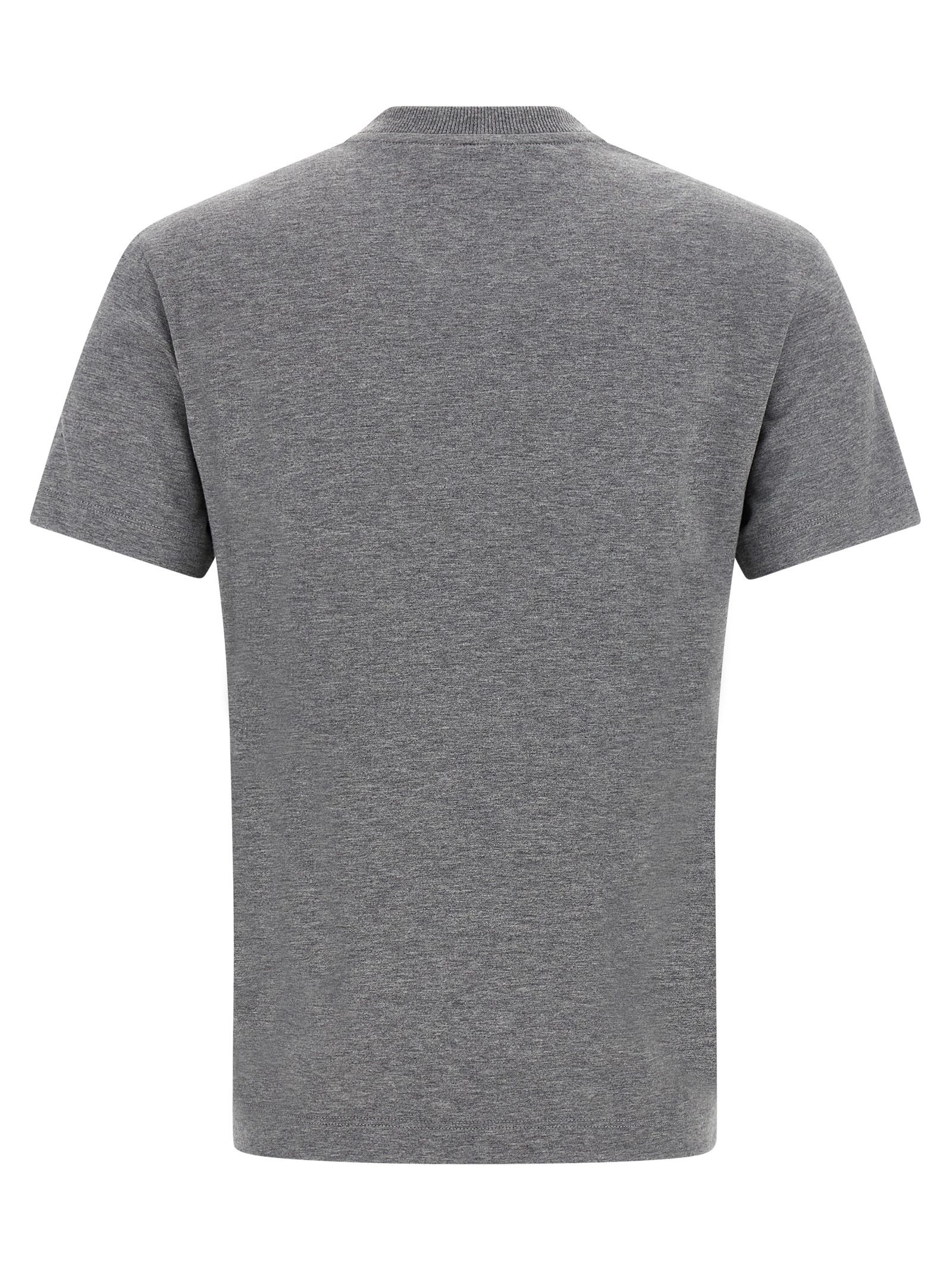 Fendi Gray Cotton Women's T-Shirt - Fendi - Modalova