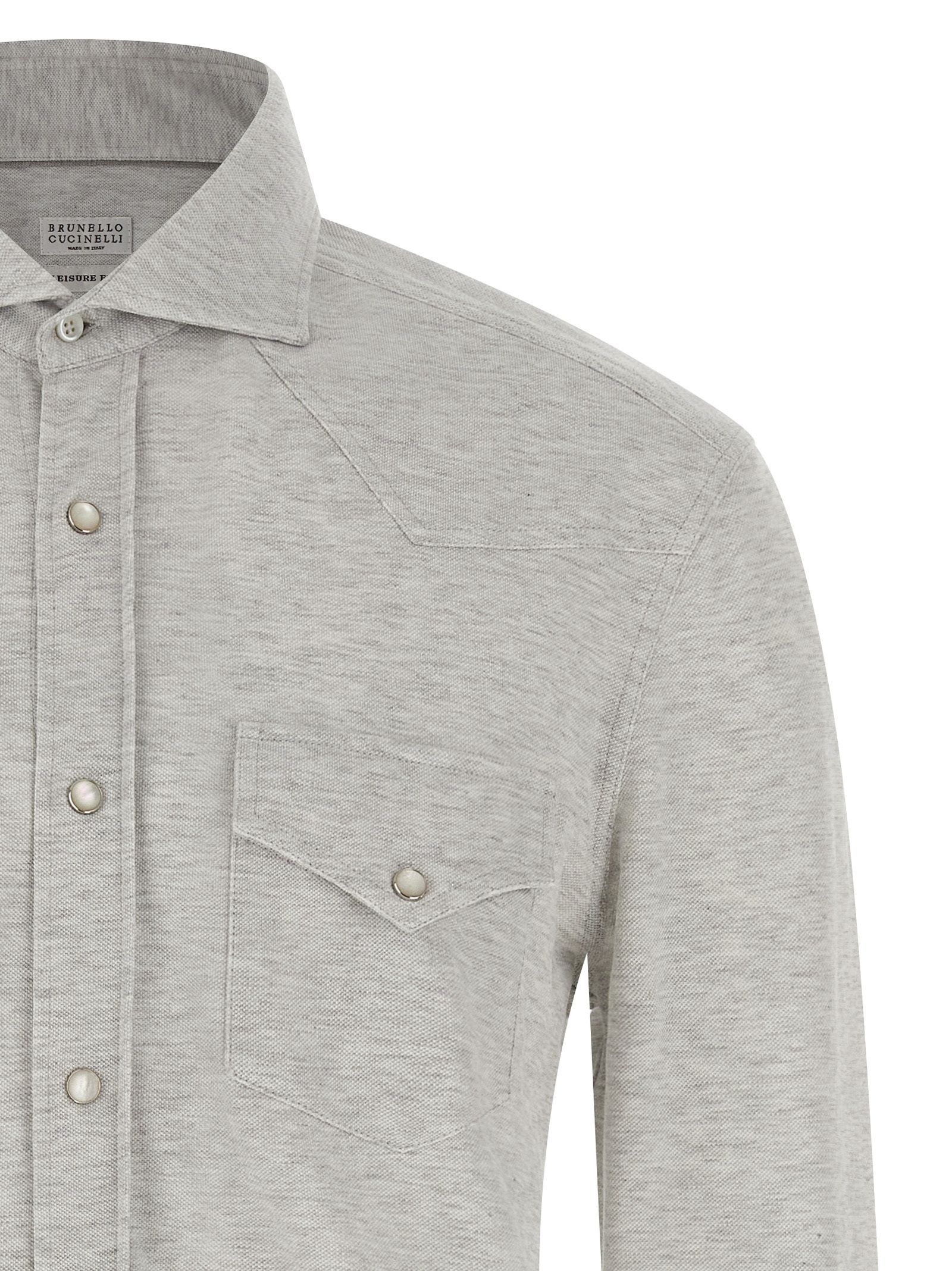 Cotton Men's Blouse - Brunello Cucinelli - Modalova