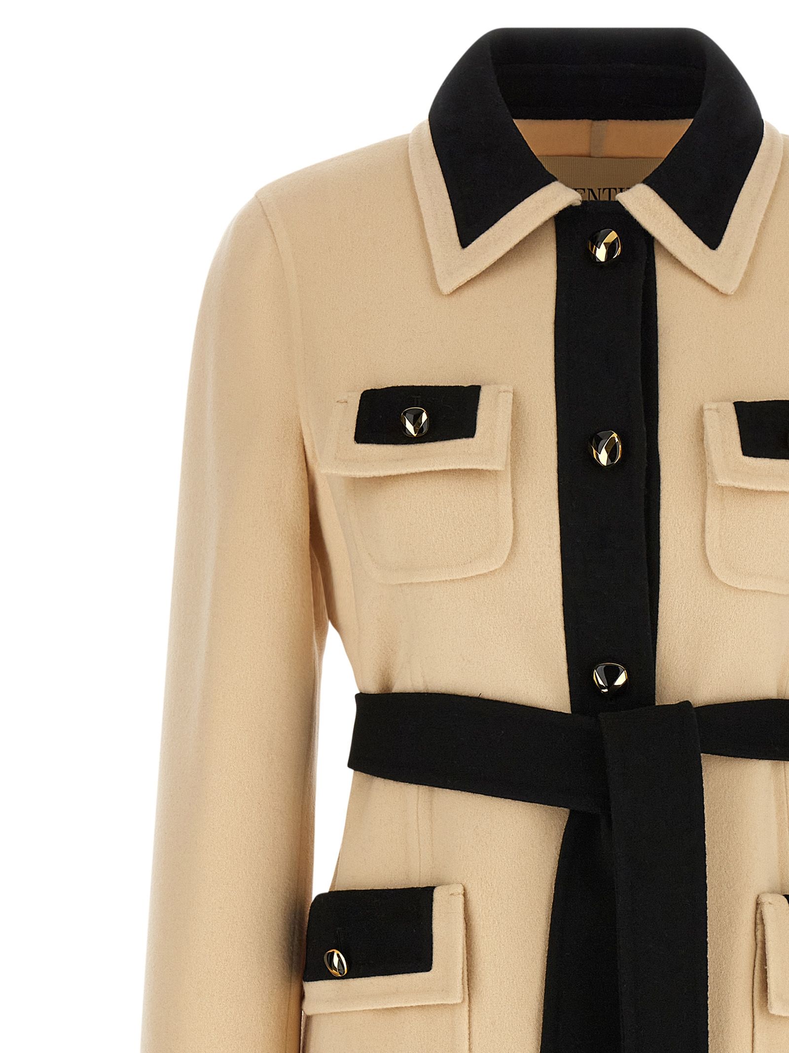 Virgin Wool Women's Coat - Valentino Garavani - Modalova