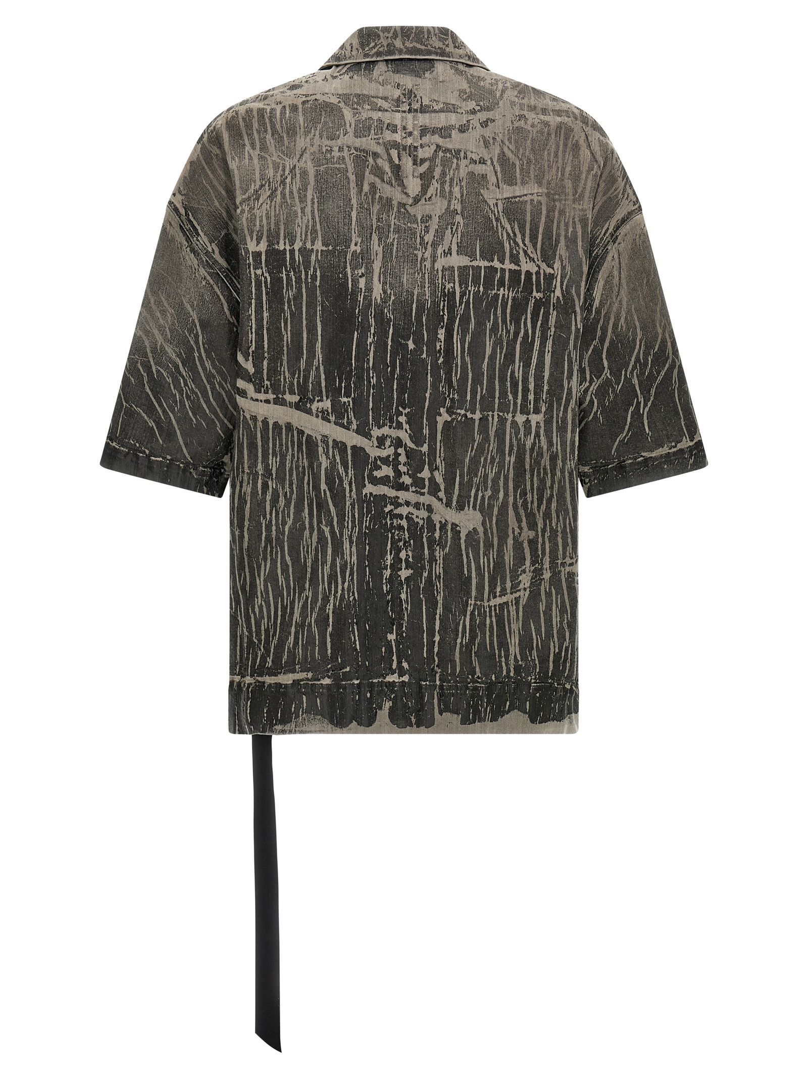 DRKSHDW Gray Cotton Men's Blouse - DRKSHDW - Modalova