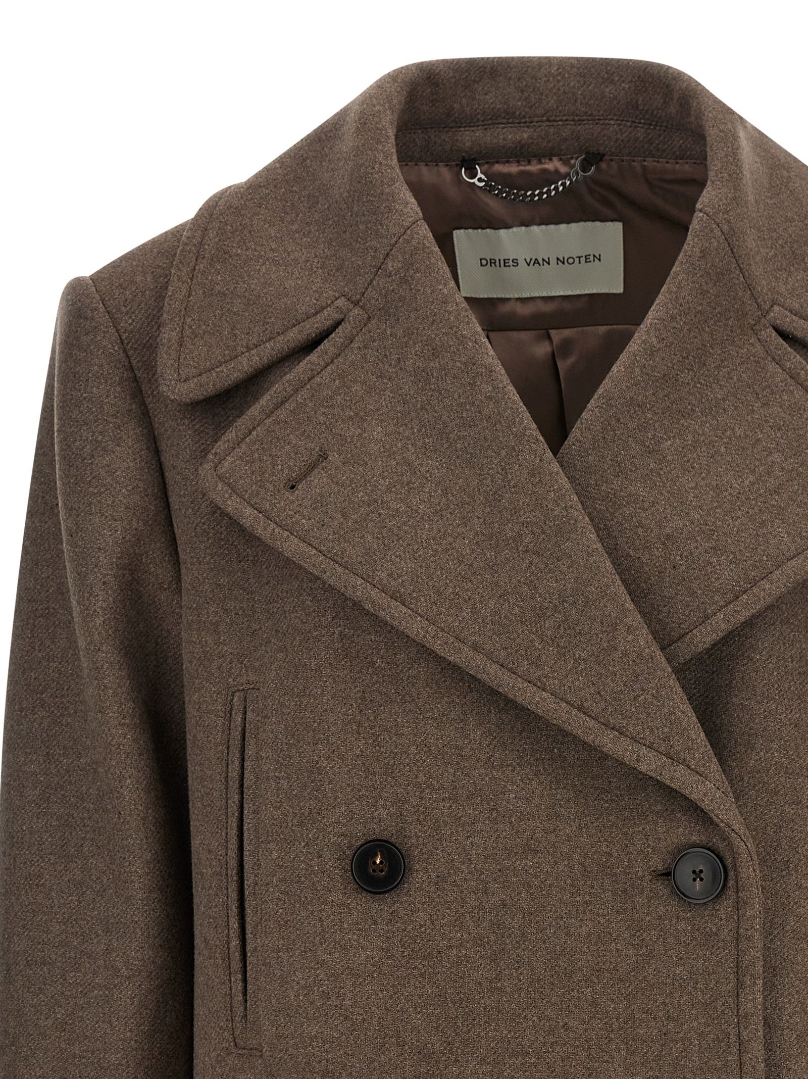 Wool Women's Coat - Dries Van Noten - Modalova