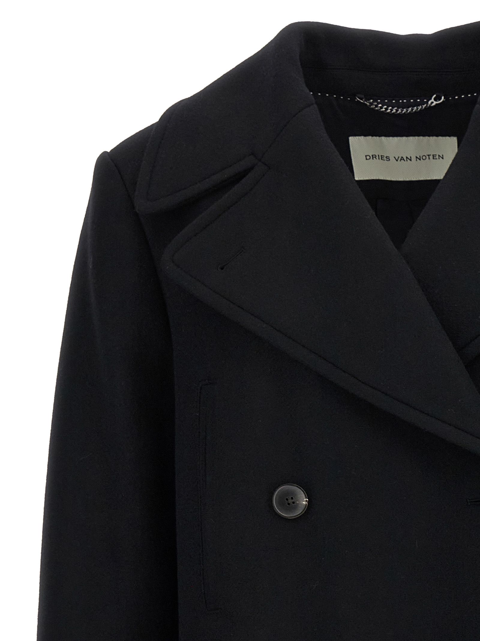 Wool Women's Coat - Dries Van Noten - Modalova