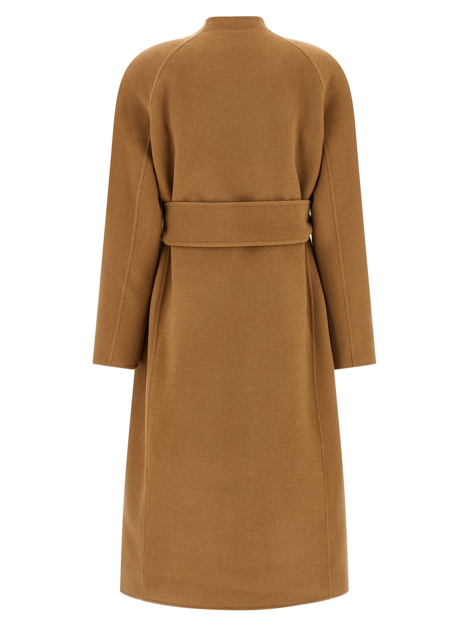 Khaite Brown Wool Women's Coat - Khaite - Modalova