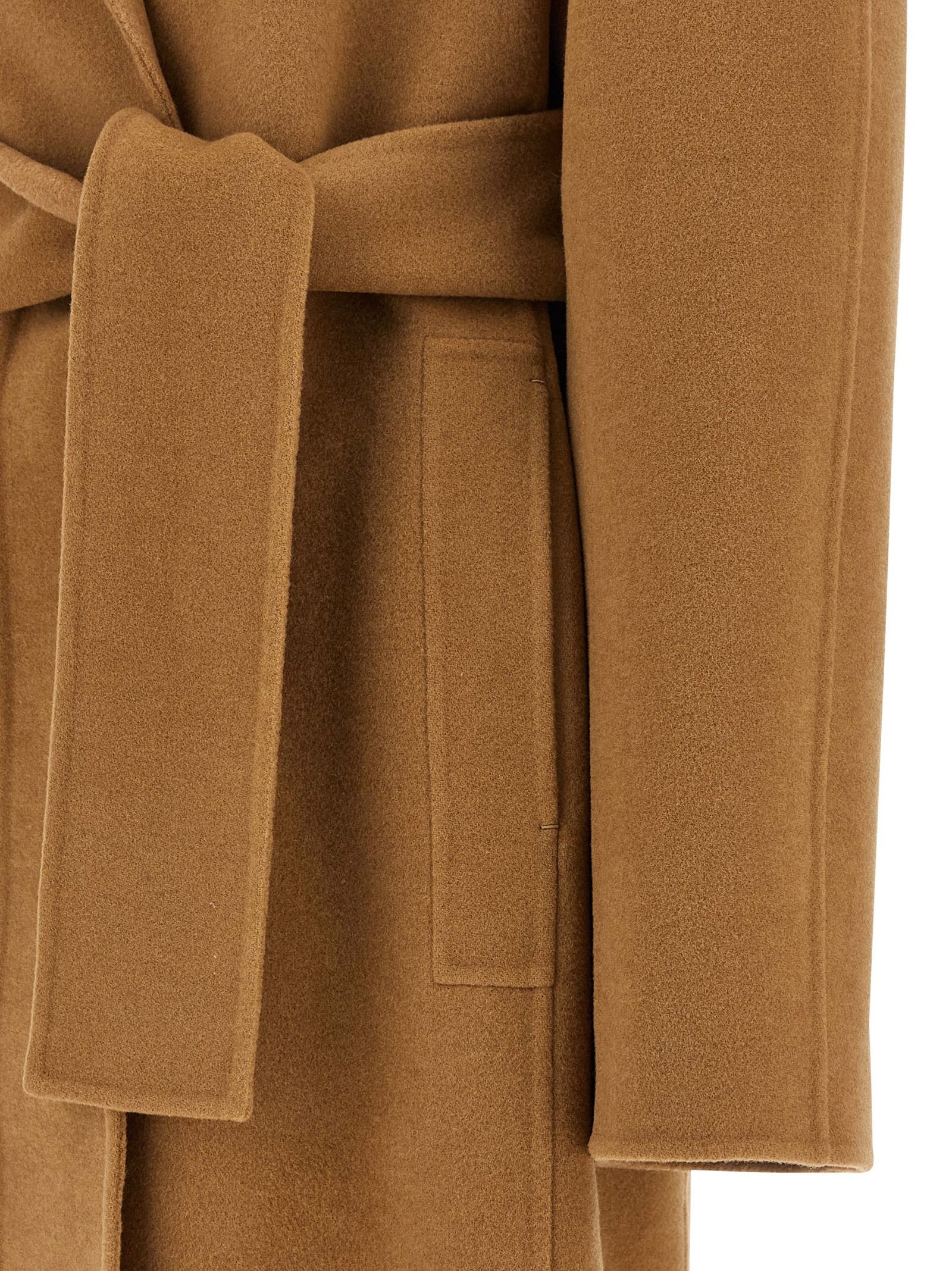 Khaite Brown Wool Women's Coat - Khaite - Modalova