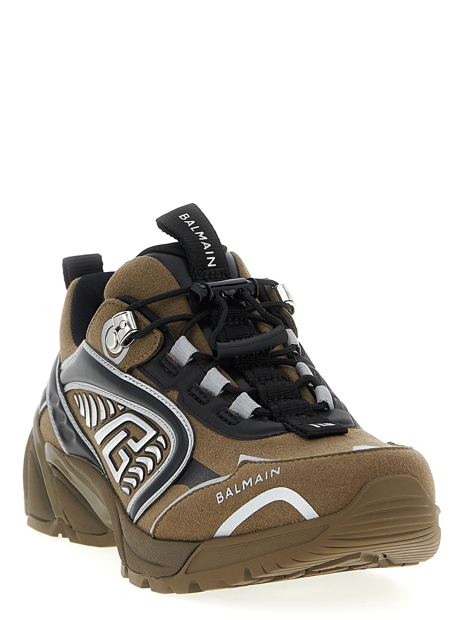Polyethylene Athletic Men's Sneakers - Balmain - Modalova