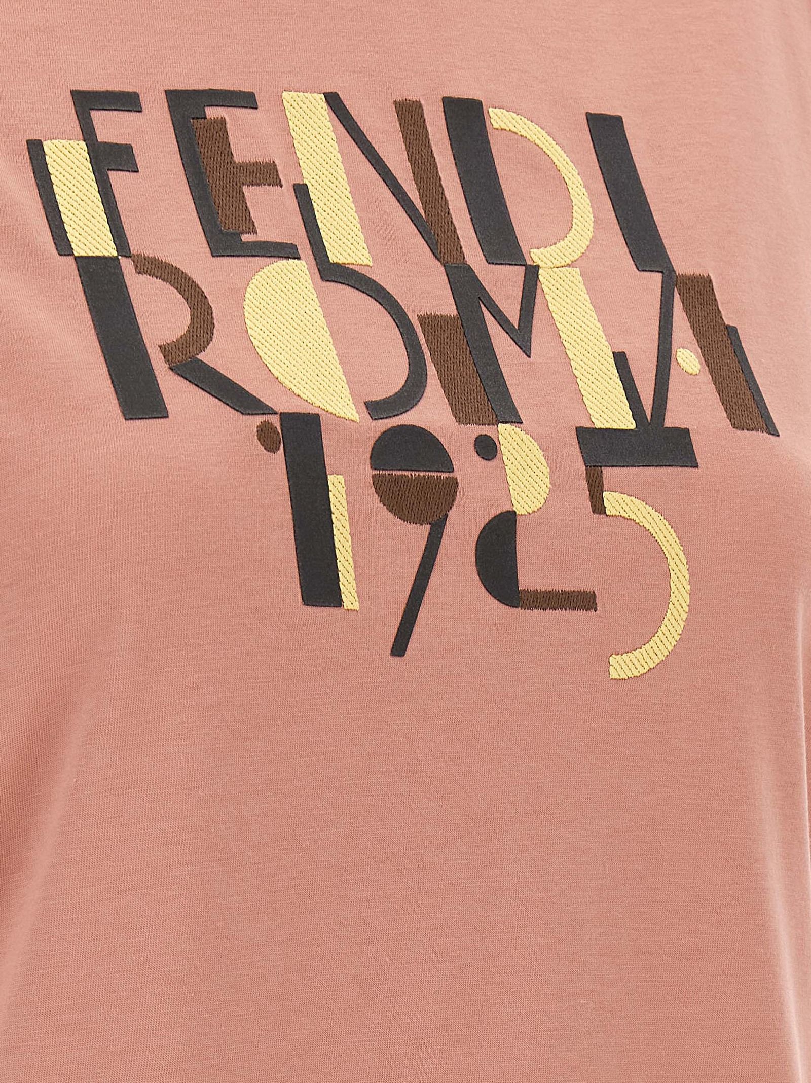 Cotton Women's T-Shirt - Fendi - Modalova