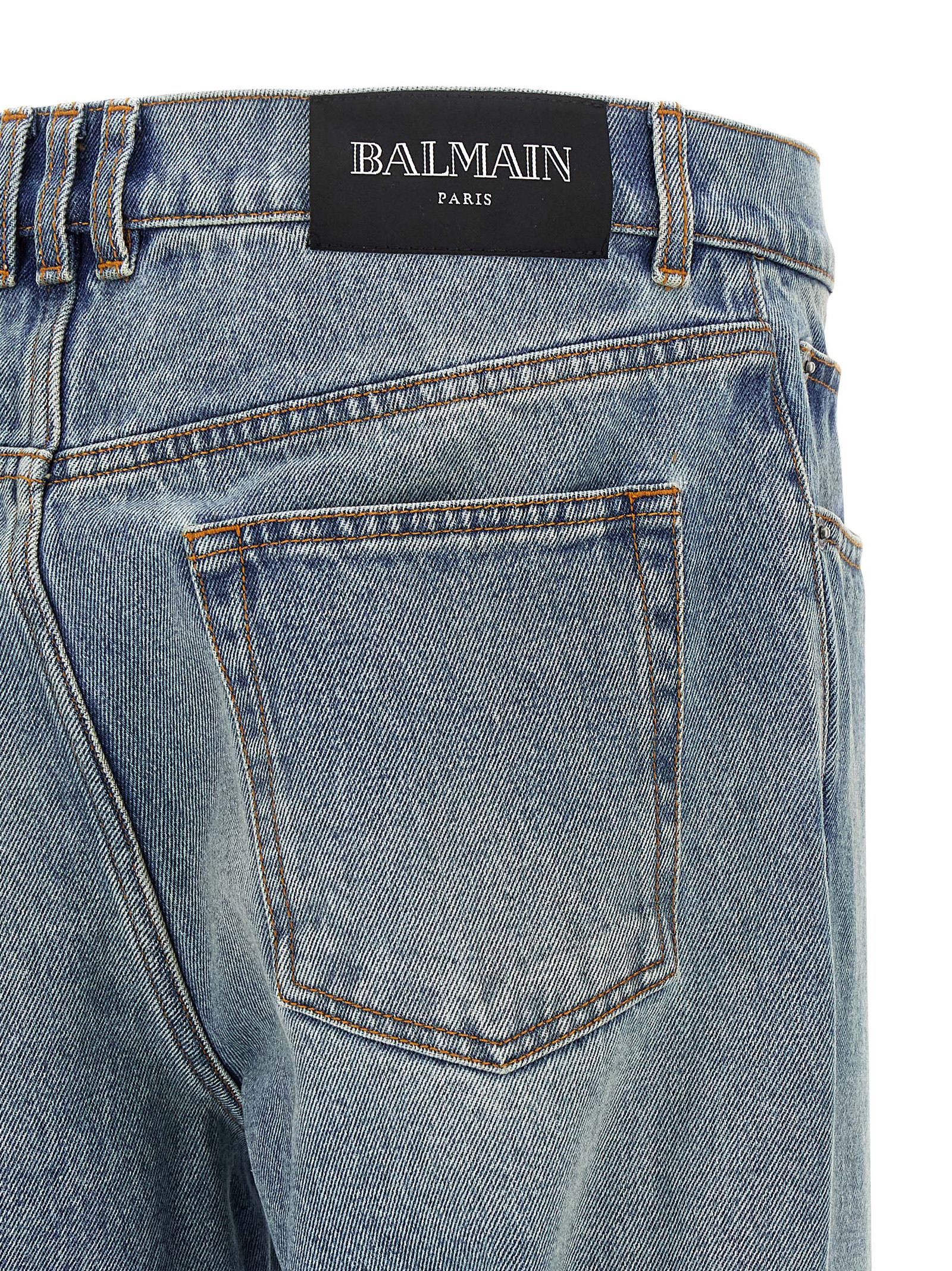 Cotton Jeans Men's Denim - Balmain - Modalova