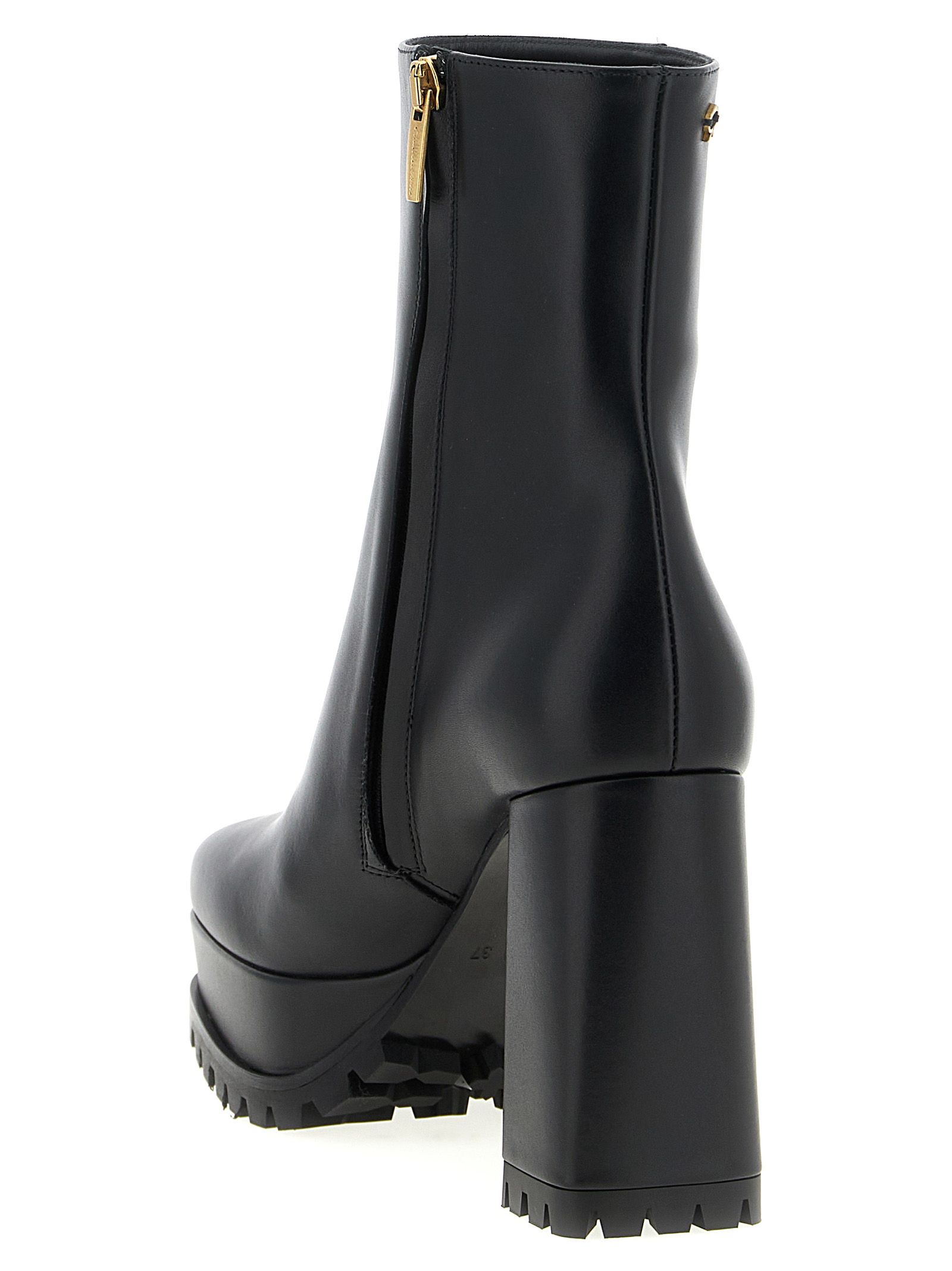 Calfskin Ankle Women's Boots - Gianvito Rossi - Modalova