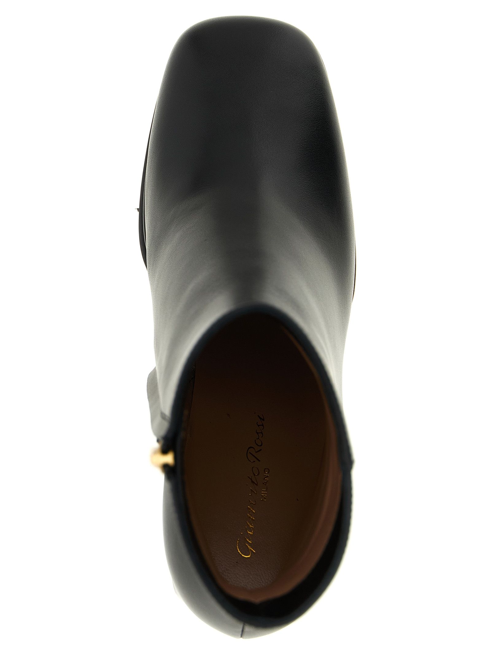 Calfskin Ankle Women's Boots - Gianvito Rossi - Modalova