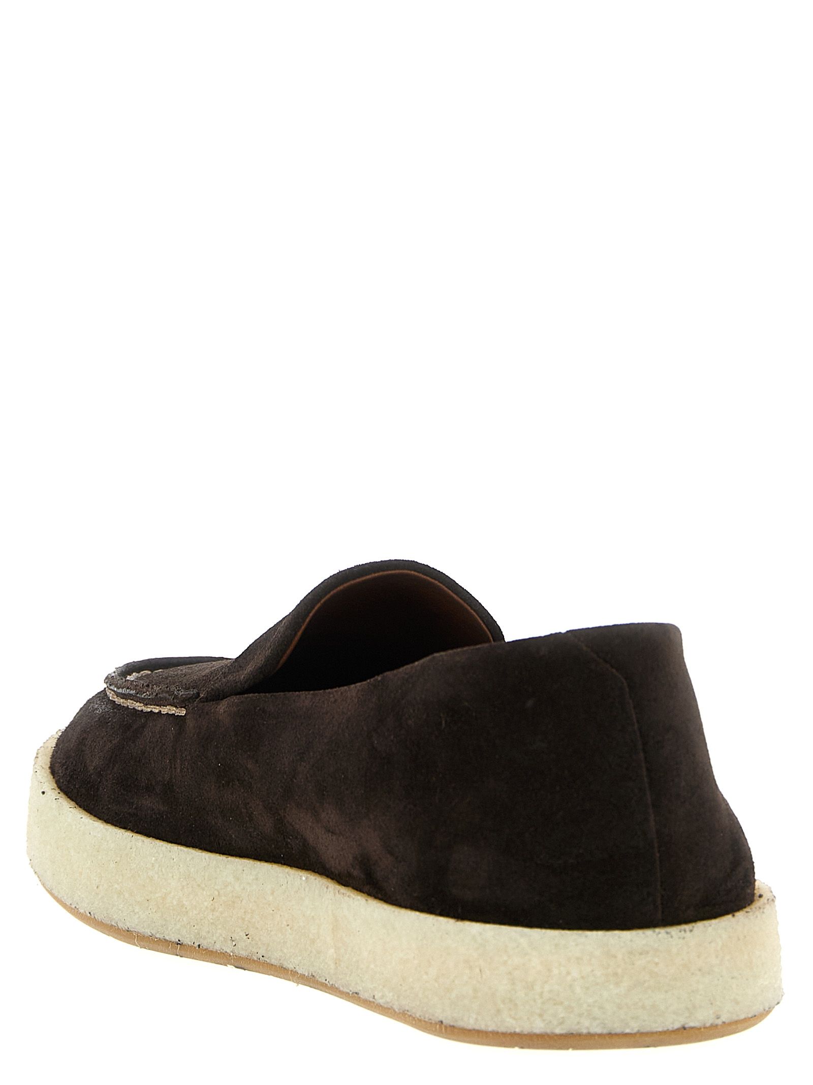 Leather Slip-On Men's Loafers - Marsell - Modalova