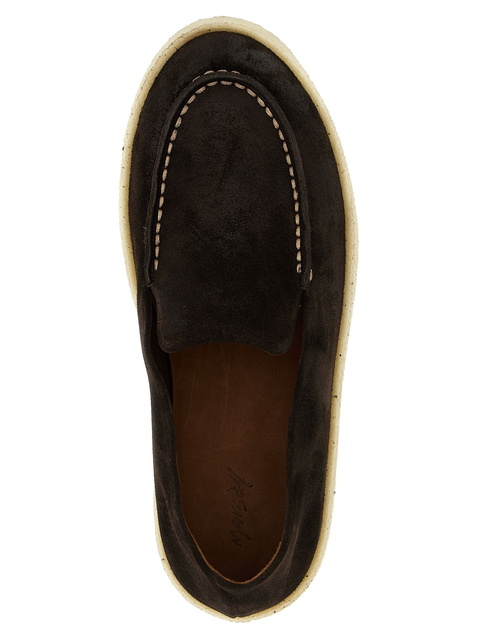 Leather Slip-On Men's Loafers - Marsell - Modalova