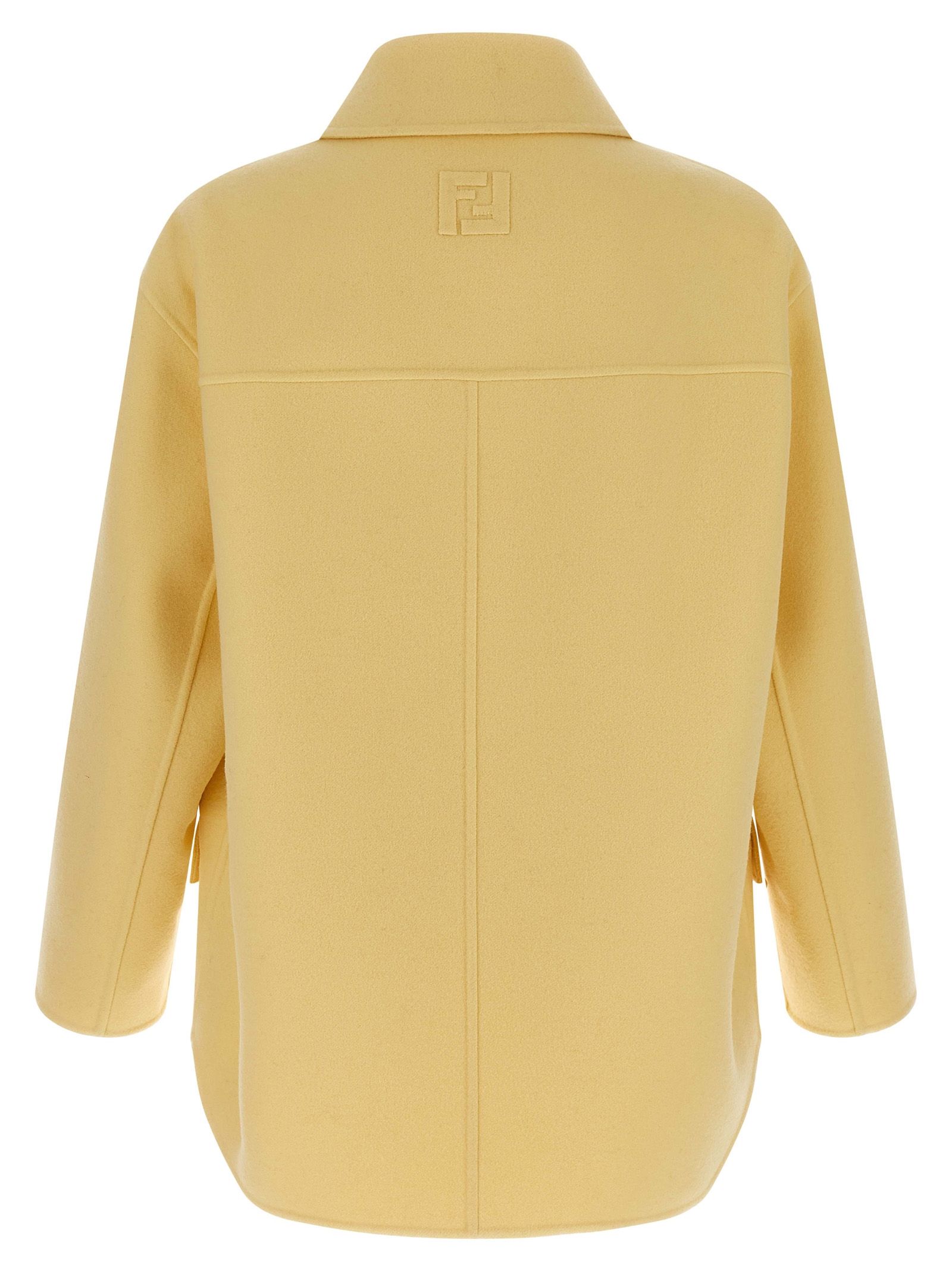 Virgin Wool Men's Coat - Fendi - Modalova