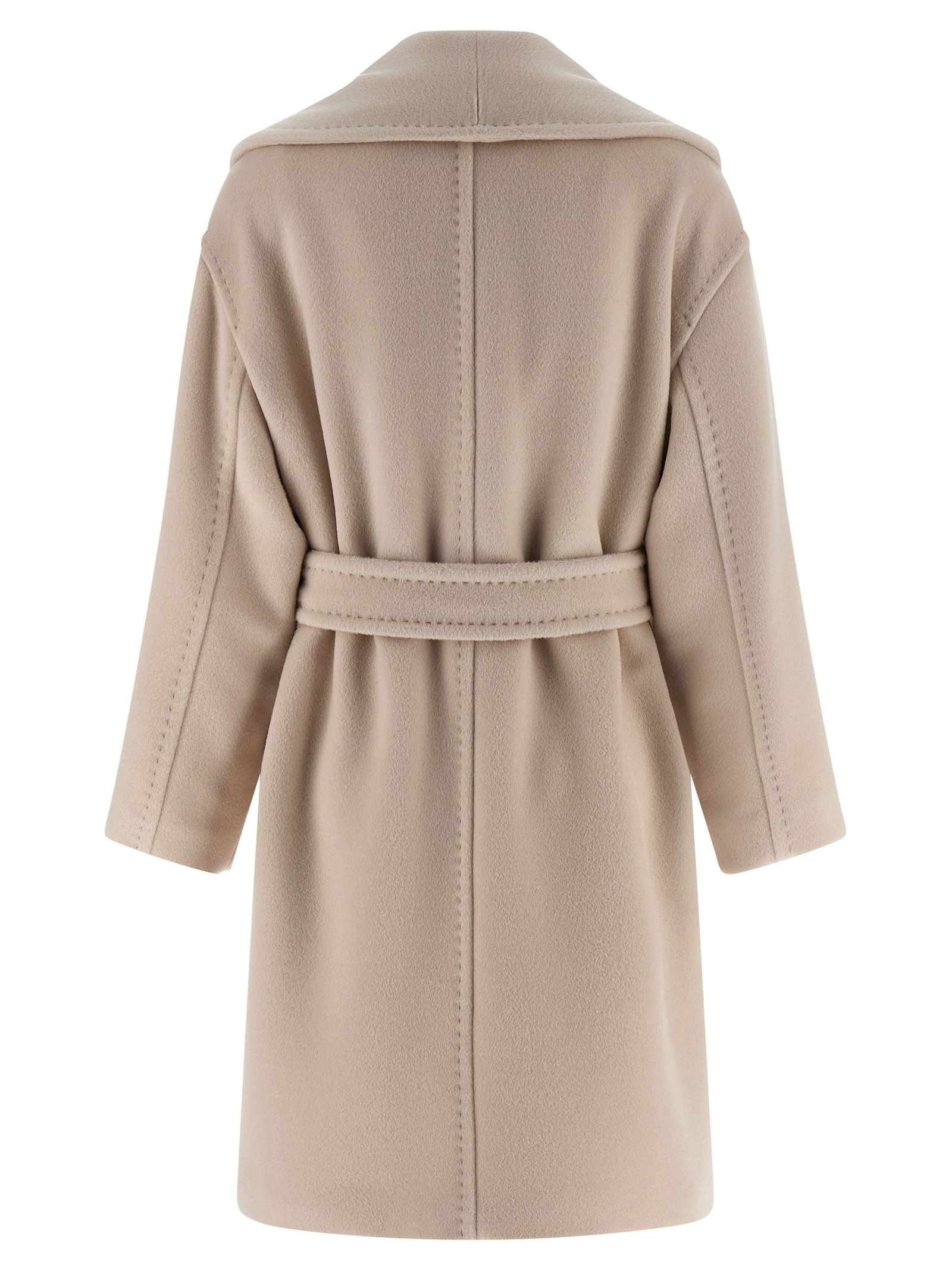 Max Mara Beige Wool Women's Coat - Max Mara - Modalova
