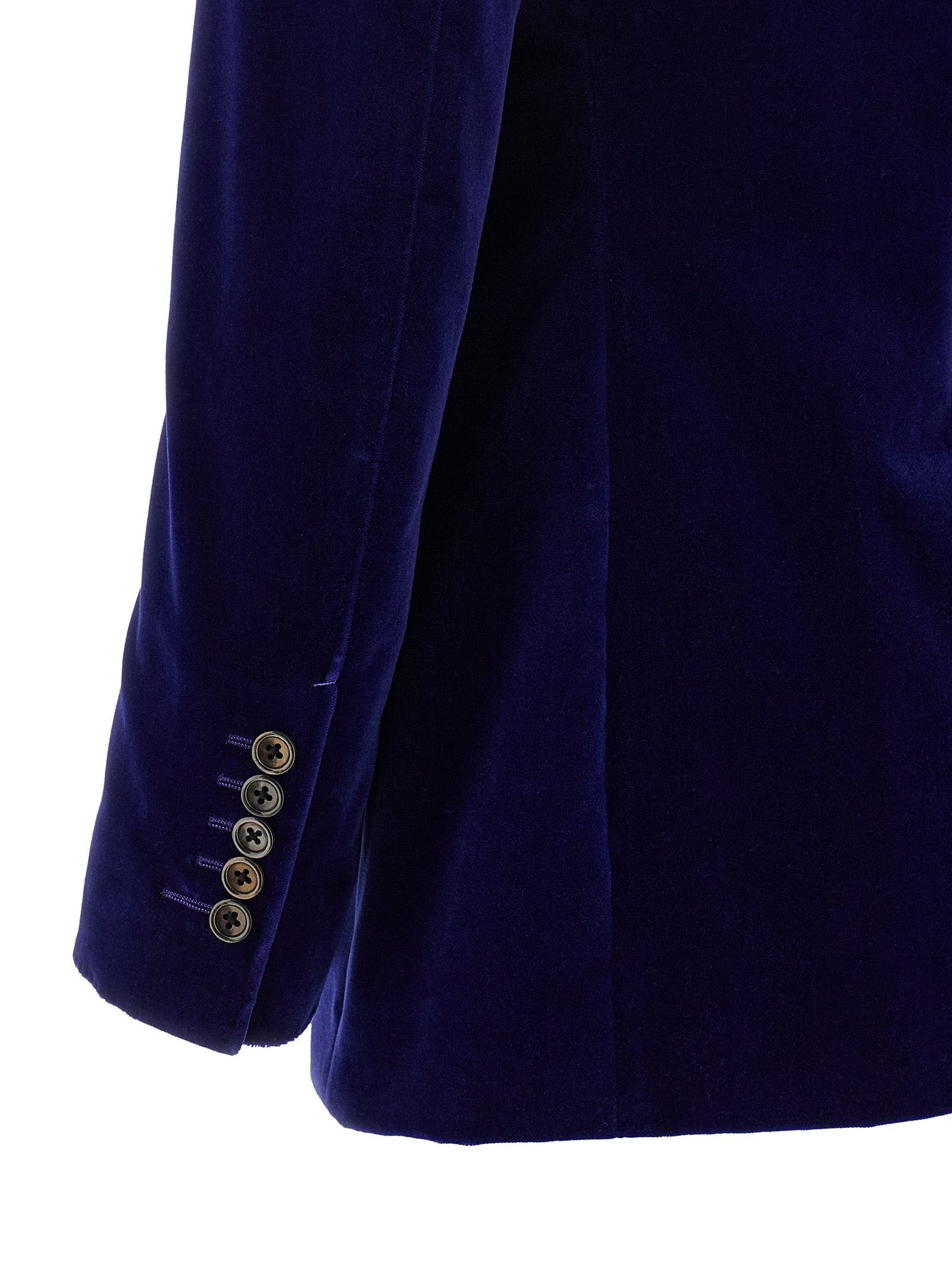 Tom Ford Blue Cotton Women's Blazer - Tom Ford - Modalova