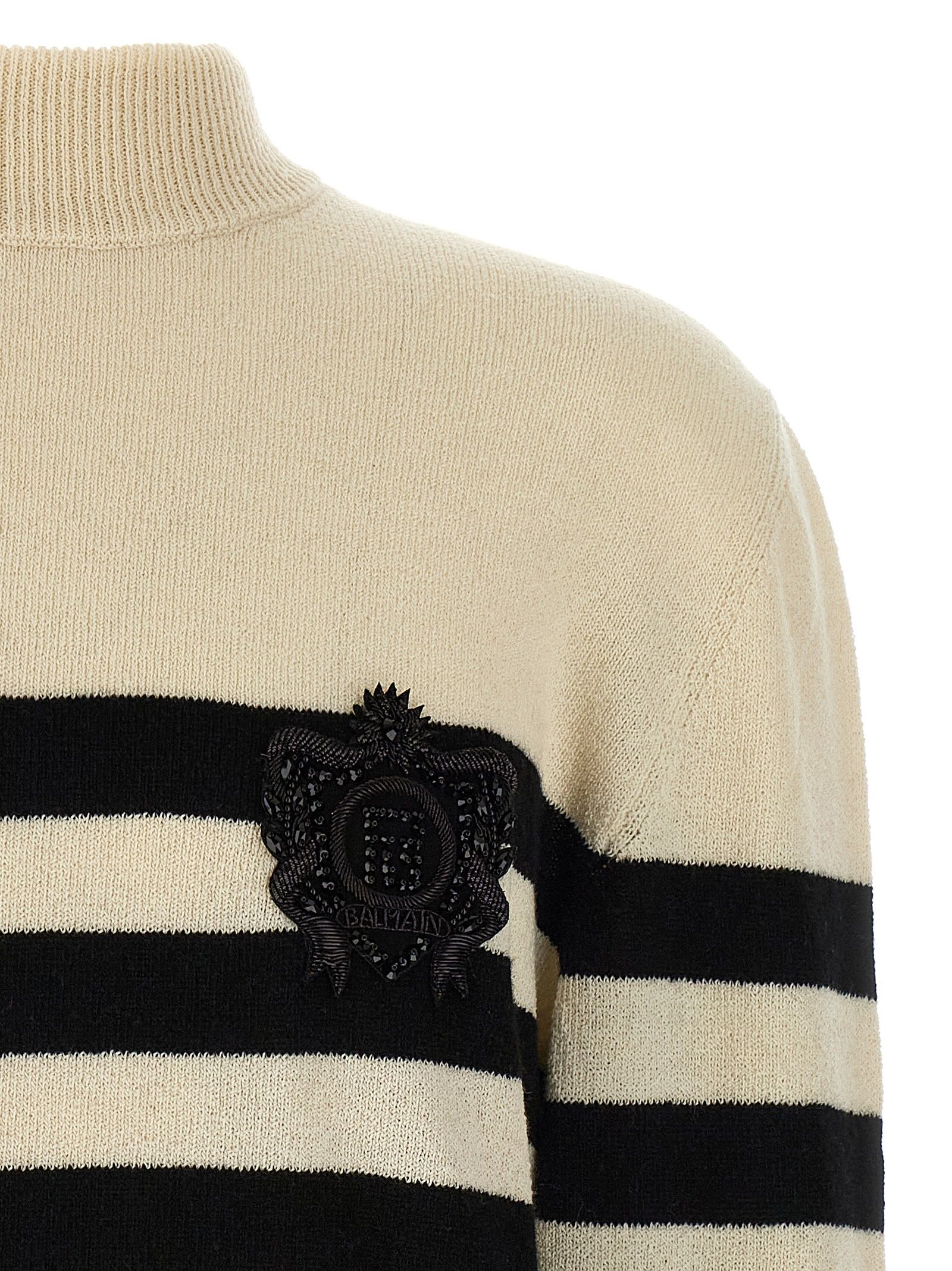 Balmain Bicolor Wool Men's Cardigan - Balmain - Modalova