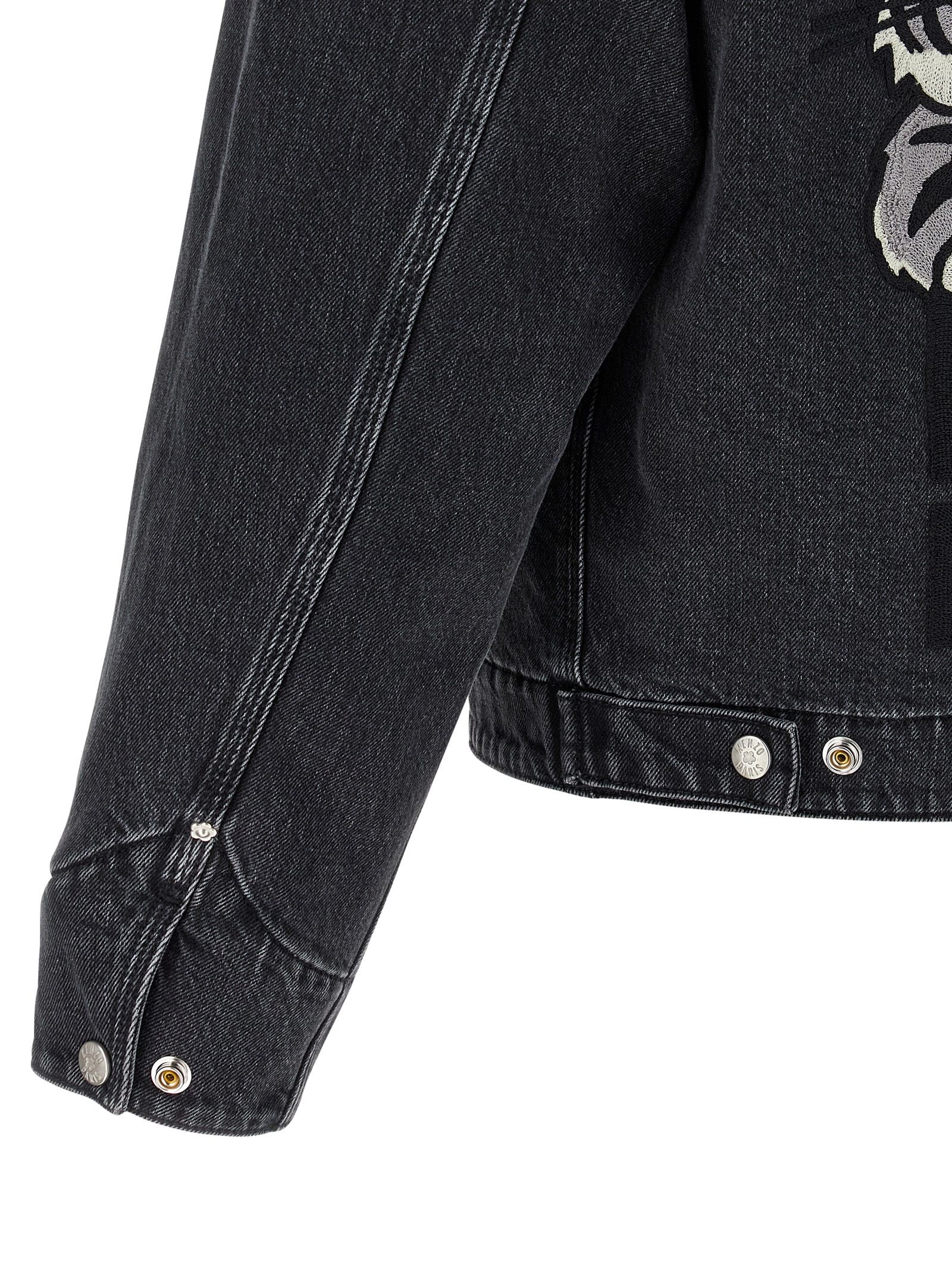 Cotton Denim Men's Jacket - Kenzo - Modalova