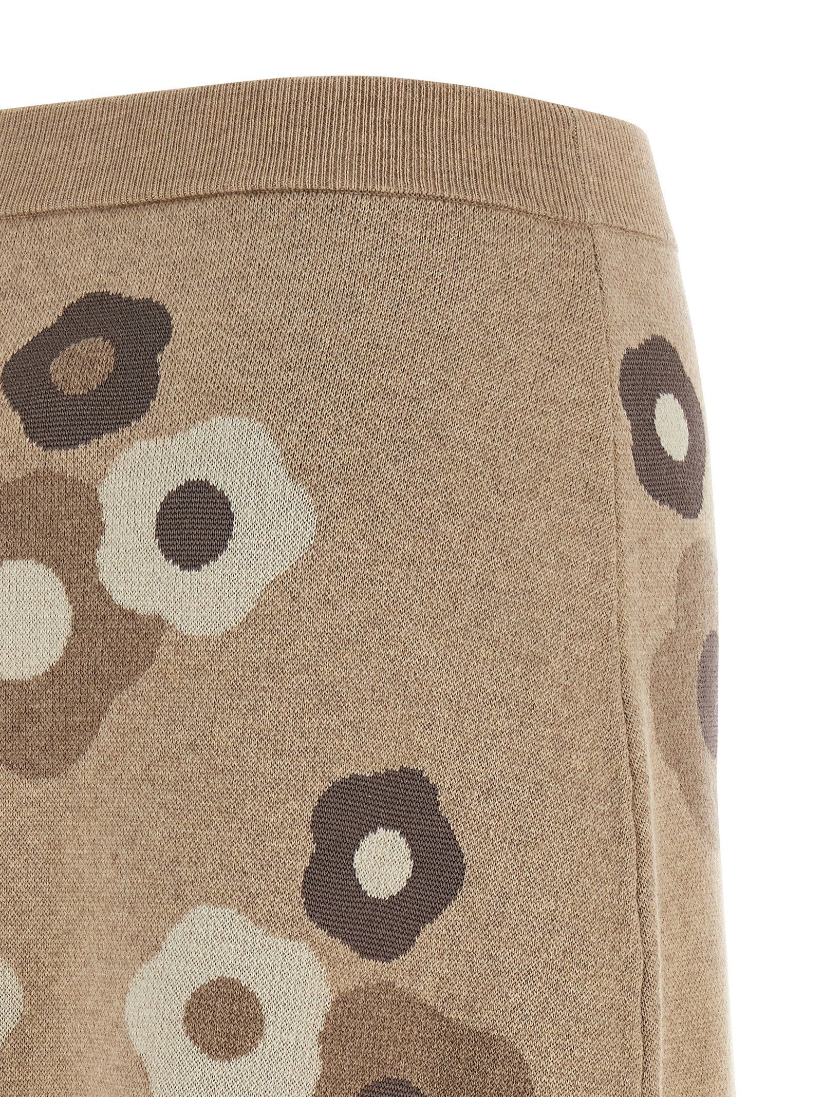 Kenzo Beige Wool Long Women's Skirt - Kenzo - Modalova