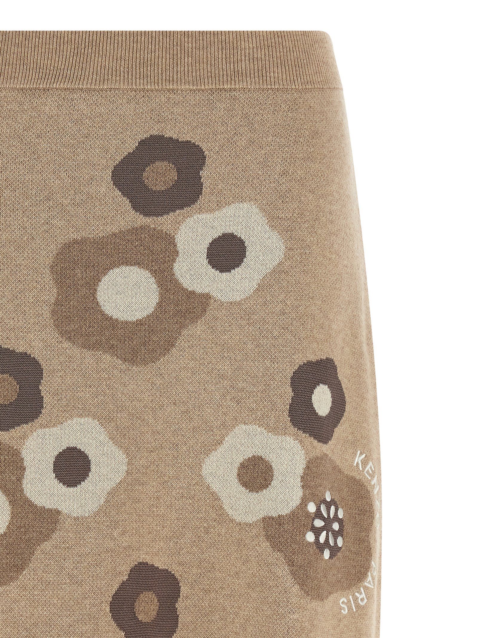 Kenzo Beige Wool Long Women's Skirt - Kenzo - Modalova