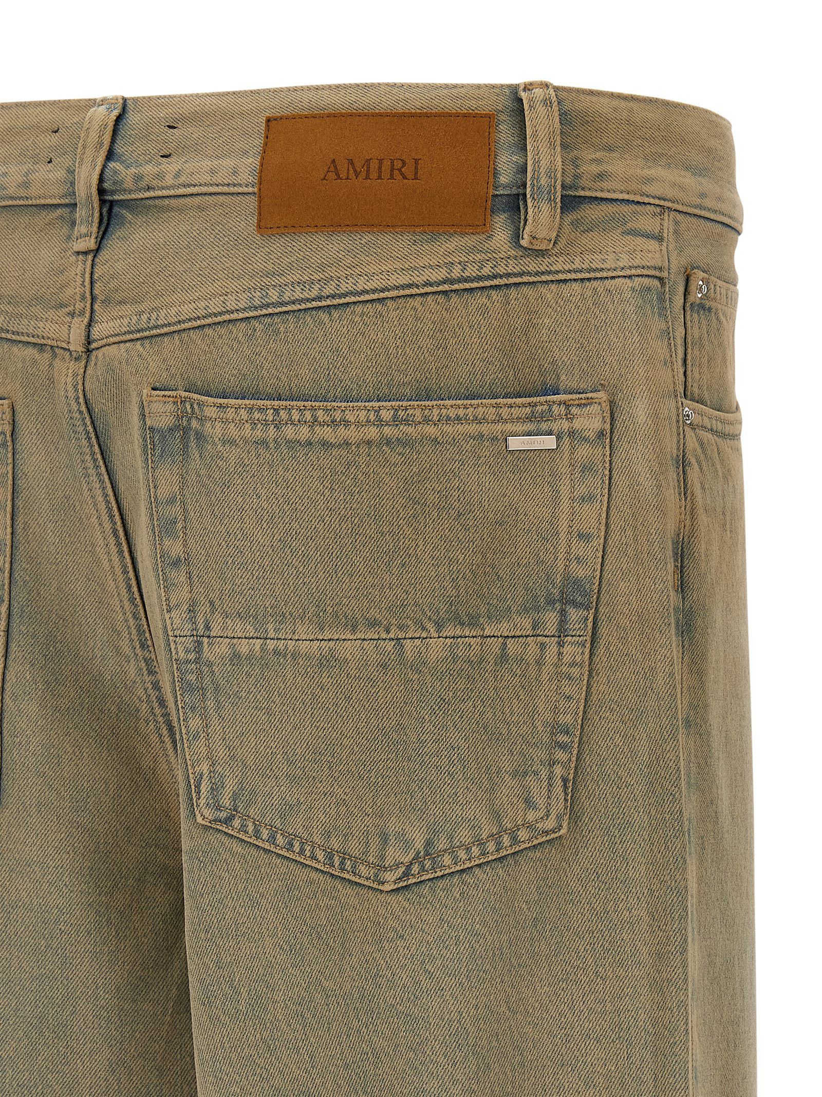 Cotton Straight-Leg Men's Jeans - Amiri - Modalova