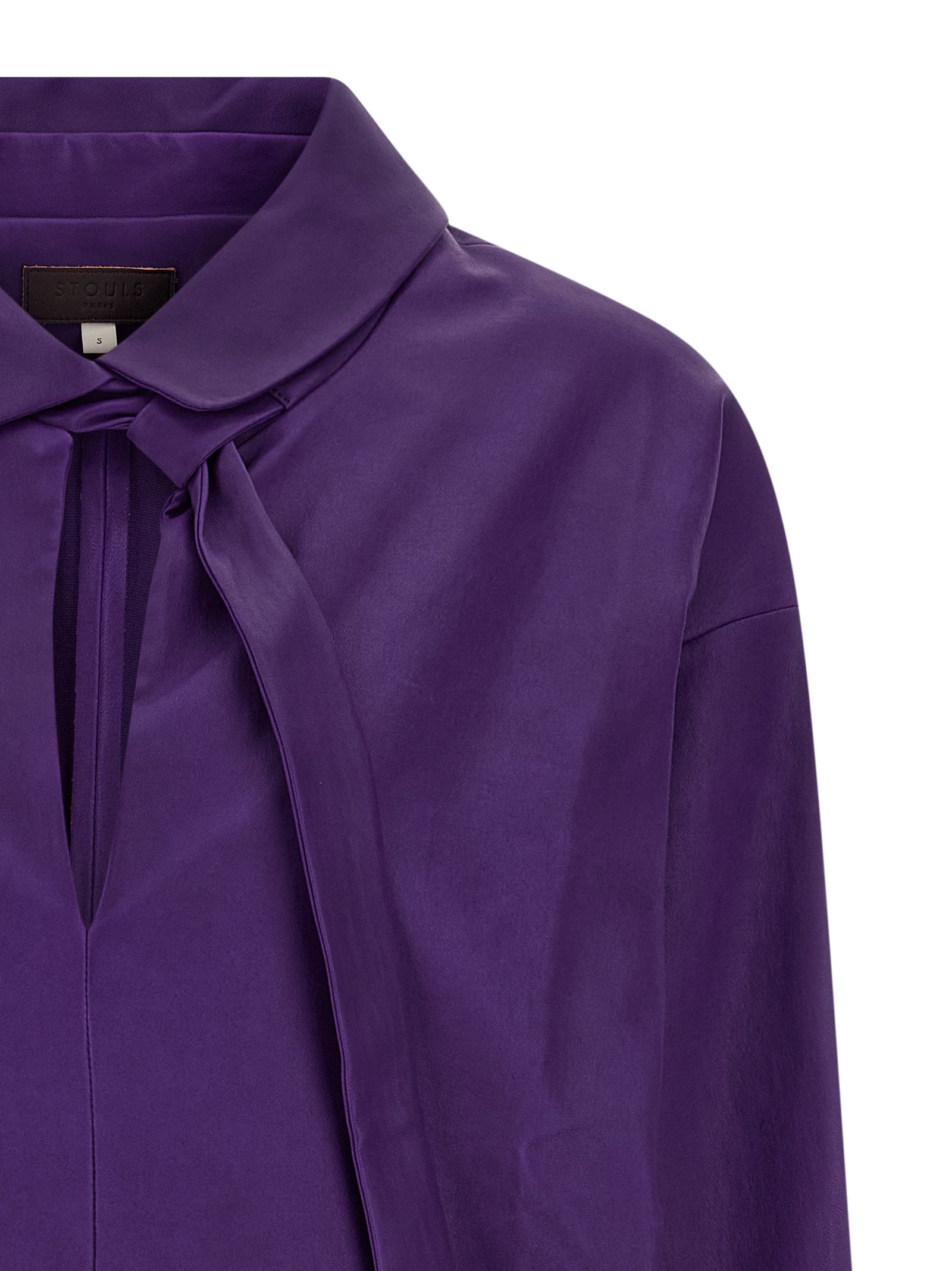 Lamb Leather Women's Blouse - STOULS - Modalova