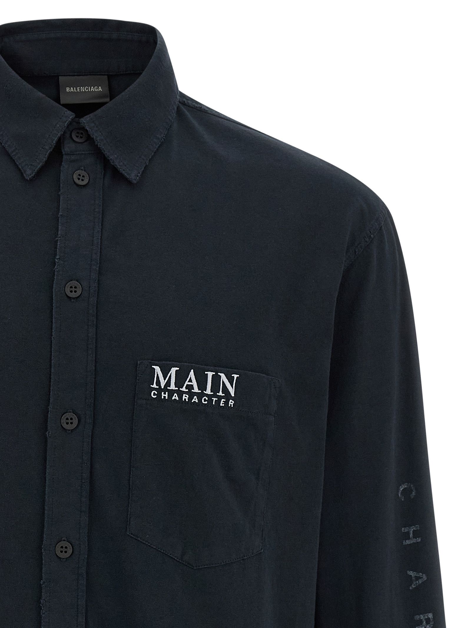 Cotton Men's Blouse - Balenciaga - Modalova