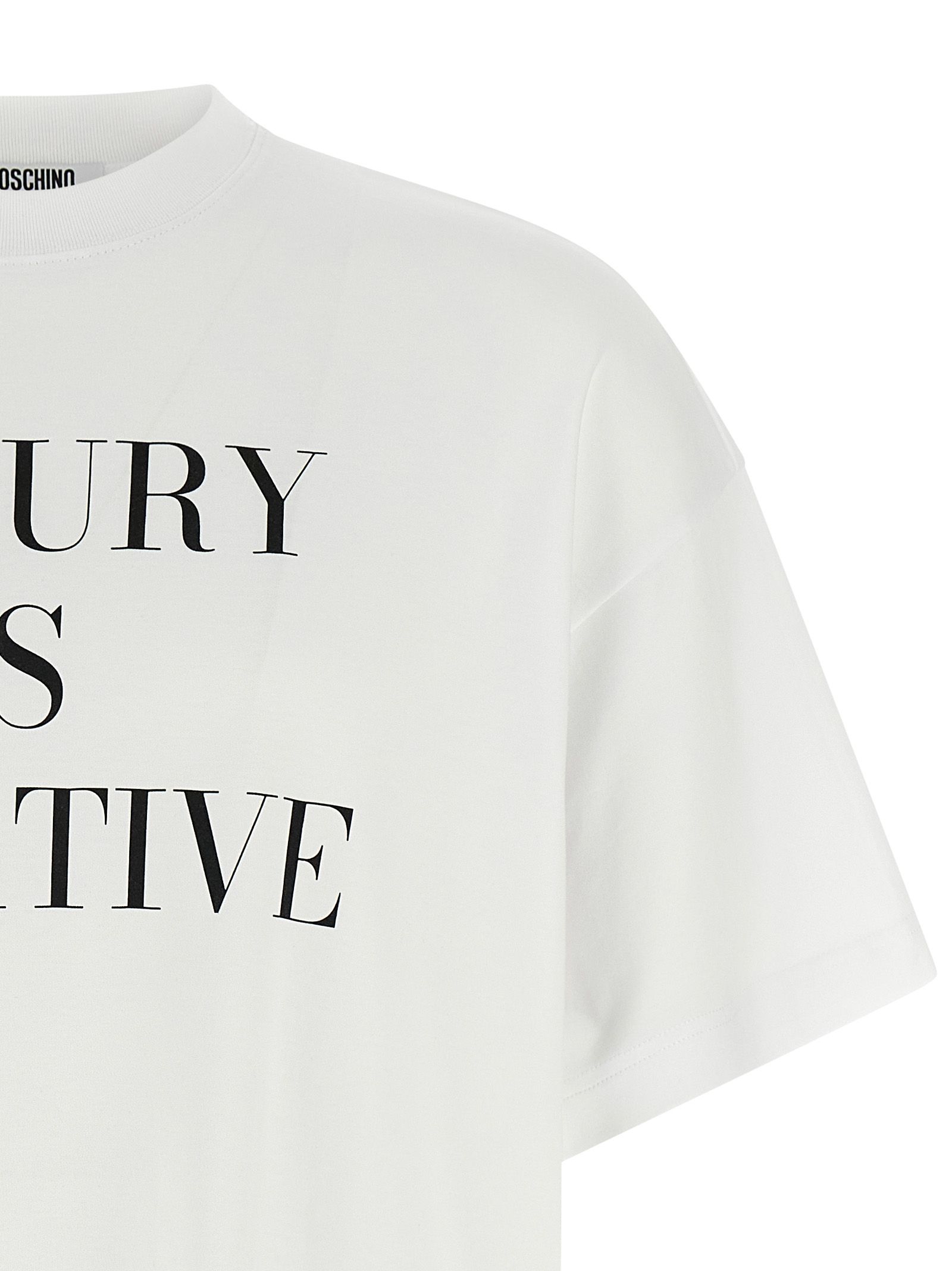 Cotton Women's T-Shirt - Moschino - Modalova