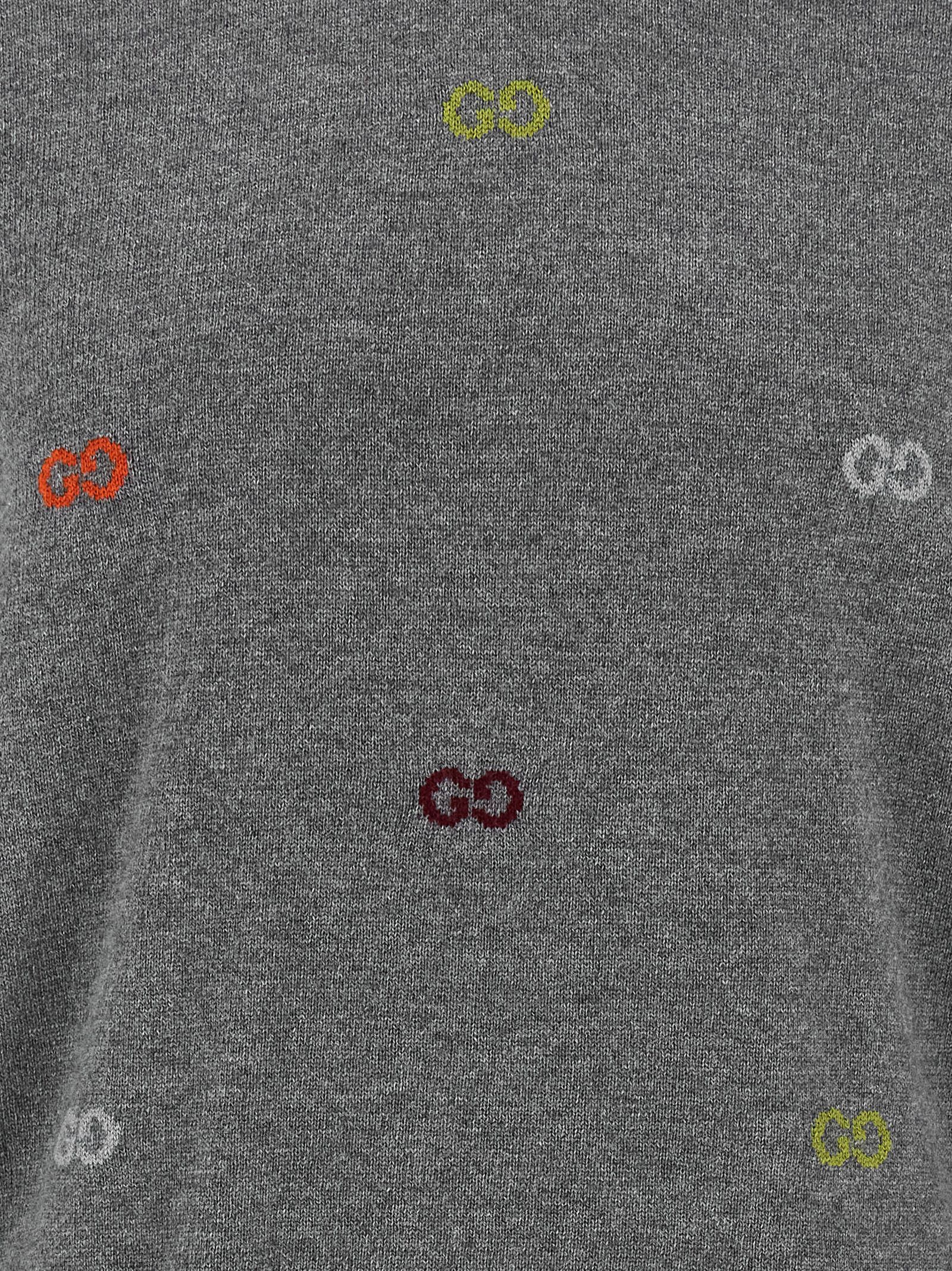 Gucci Gray Cashmere Men's Cardigan - Gucci - Modalova
