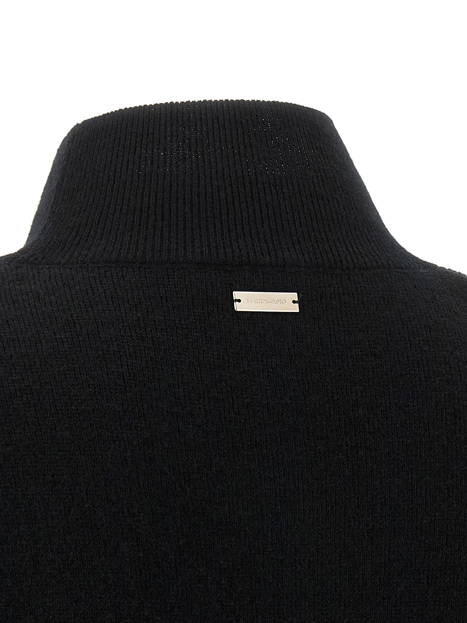 Virgin Wool Women's Cardigan - Ferragamo - Modalova