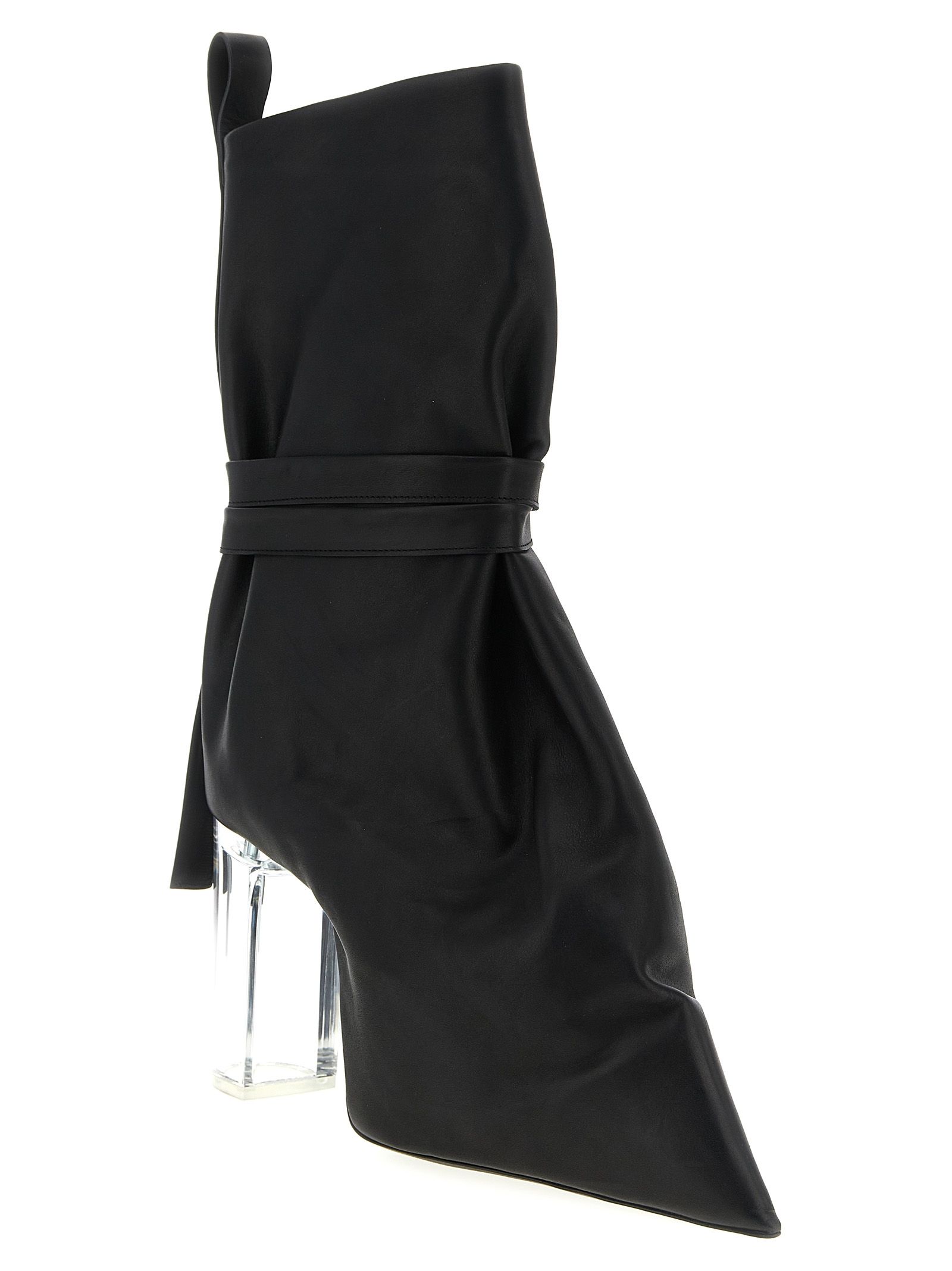 Cowhide Ankle Women's Boots - Rick Owens - Modalova